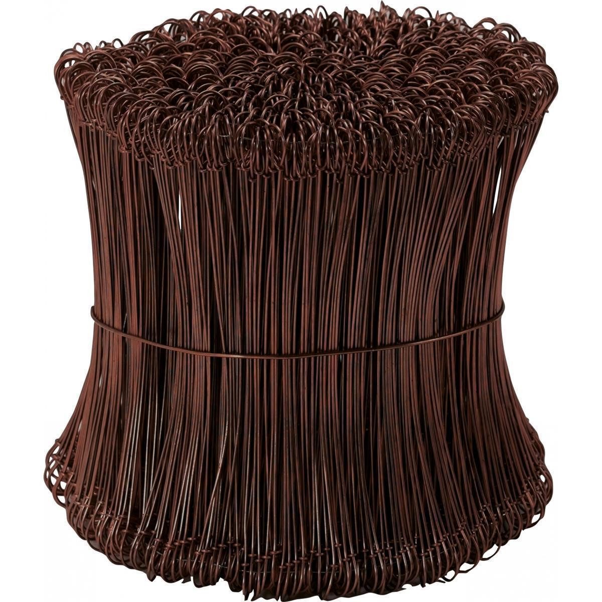 Triuso Draht Ösendrähte einfach (1000 Stück) 1,0 x 140 mm, (1000St), weichgeglüht