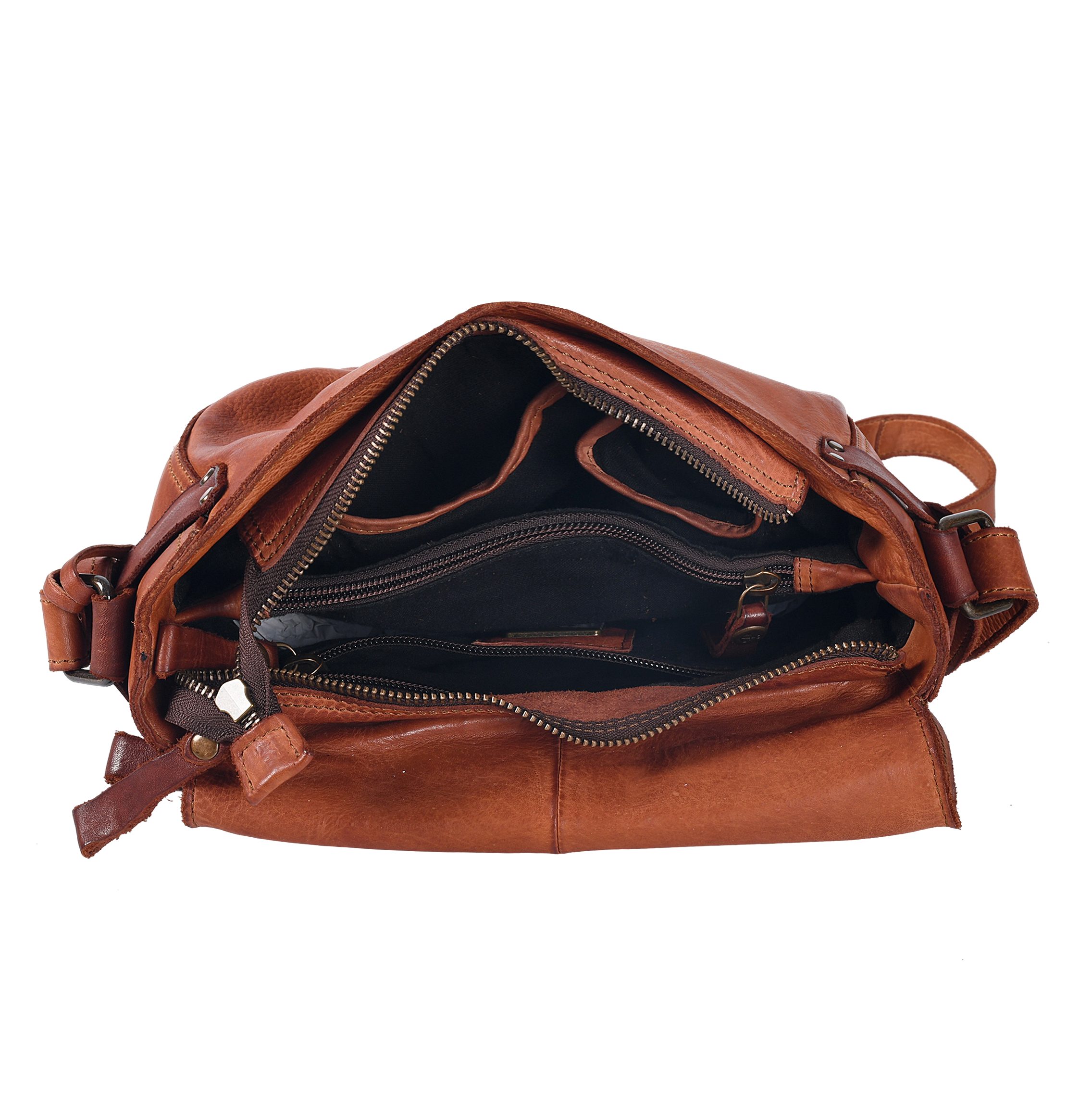 HARBOUR 2nd Handtasche Theresia, Damen Unhängetasche, Schultertasche mit Steckverschluss