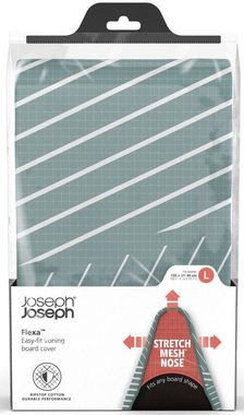 Joseph Joseph Ersatz-Bügelbrettbezug Flexa Lineares Grau, strapazierfähige, reißfeste Oberschicht. weiche Schaumstoffunterlage