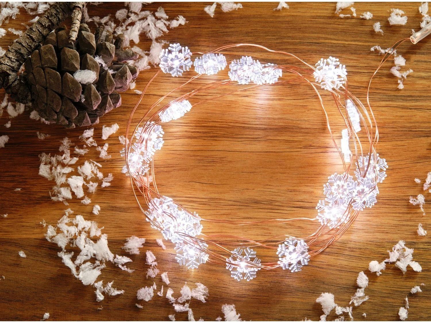 Melinera LED-Lichterkette Melinera LED Lichterkette 20 LED's Weihnachten Dekoration, Energiesparend, sehr flexibel, Innenbereich