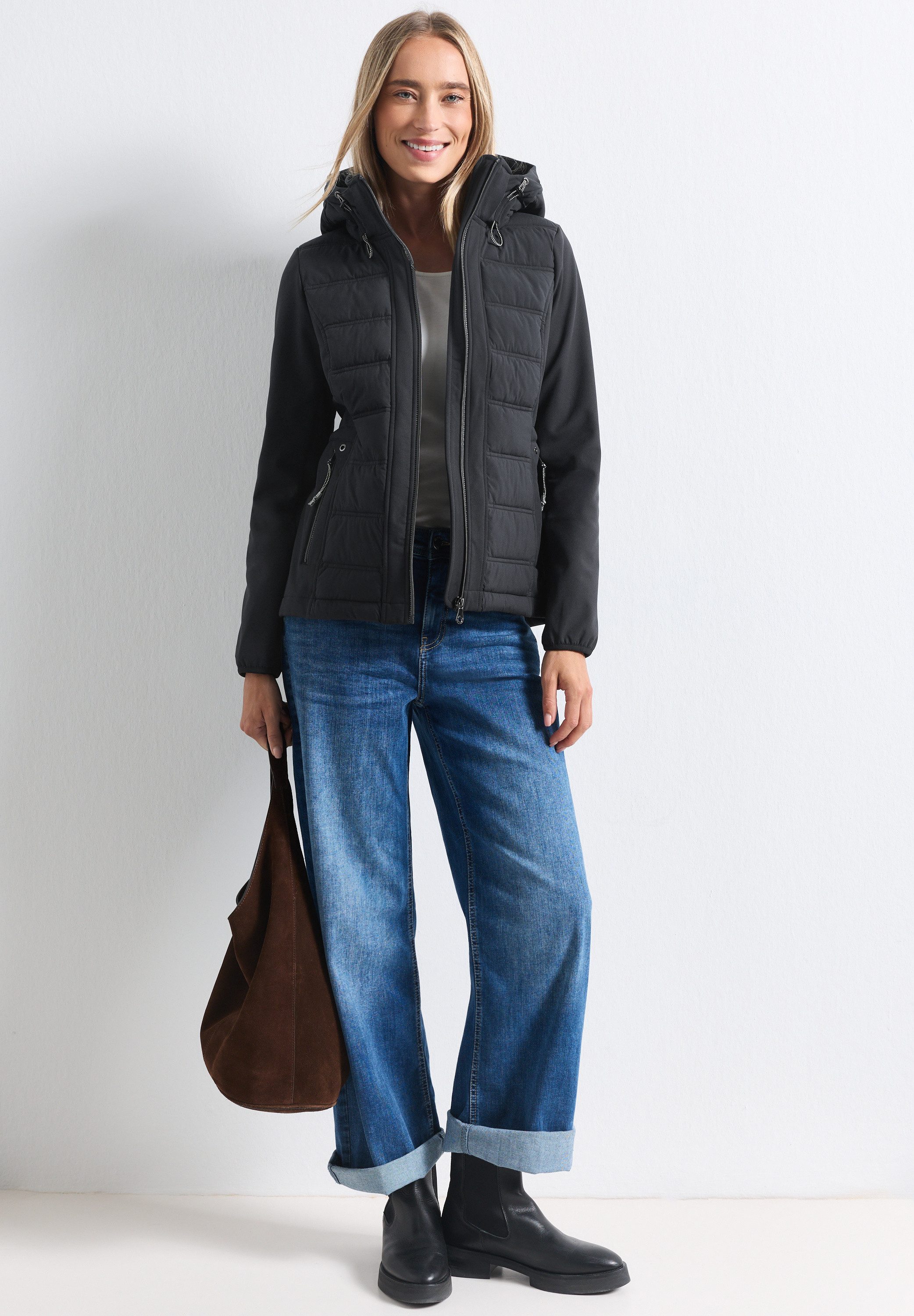 STREET ONE Softshelljacke mit moderner Steppung