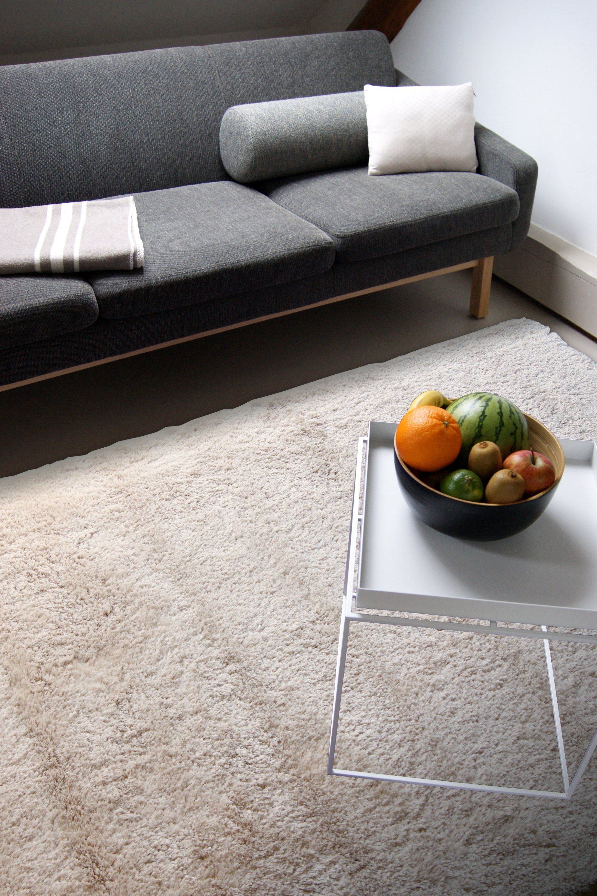 floor factory Hochflor-Teppich Delight, quadratisch, Höhe: 25 mm