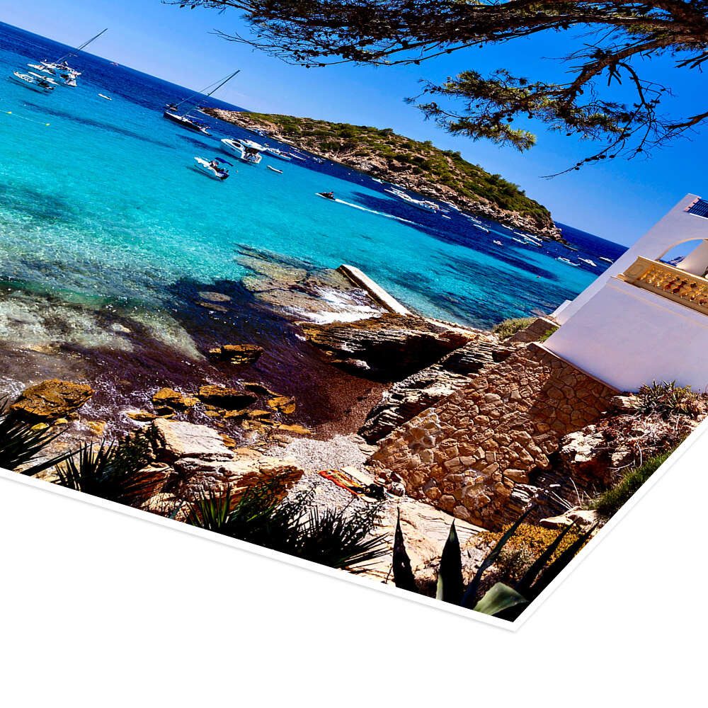 Posterlounge Wandbild Mallorca - traumhafte Bucht, Jürgen Seibertz, erhältlich als Poster, Leinwandbild, Wandsticker oder Acrylglasbild