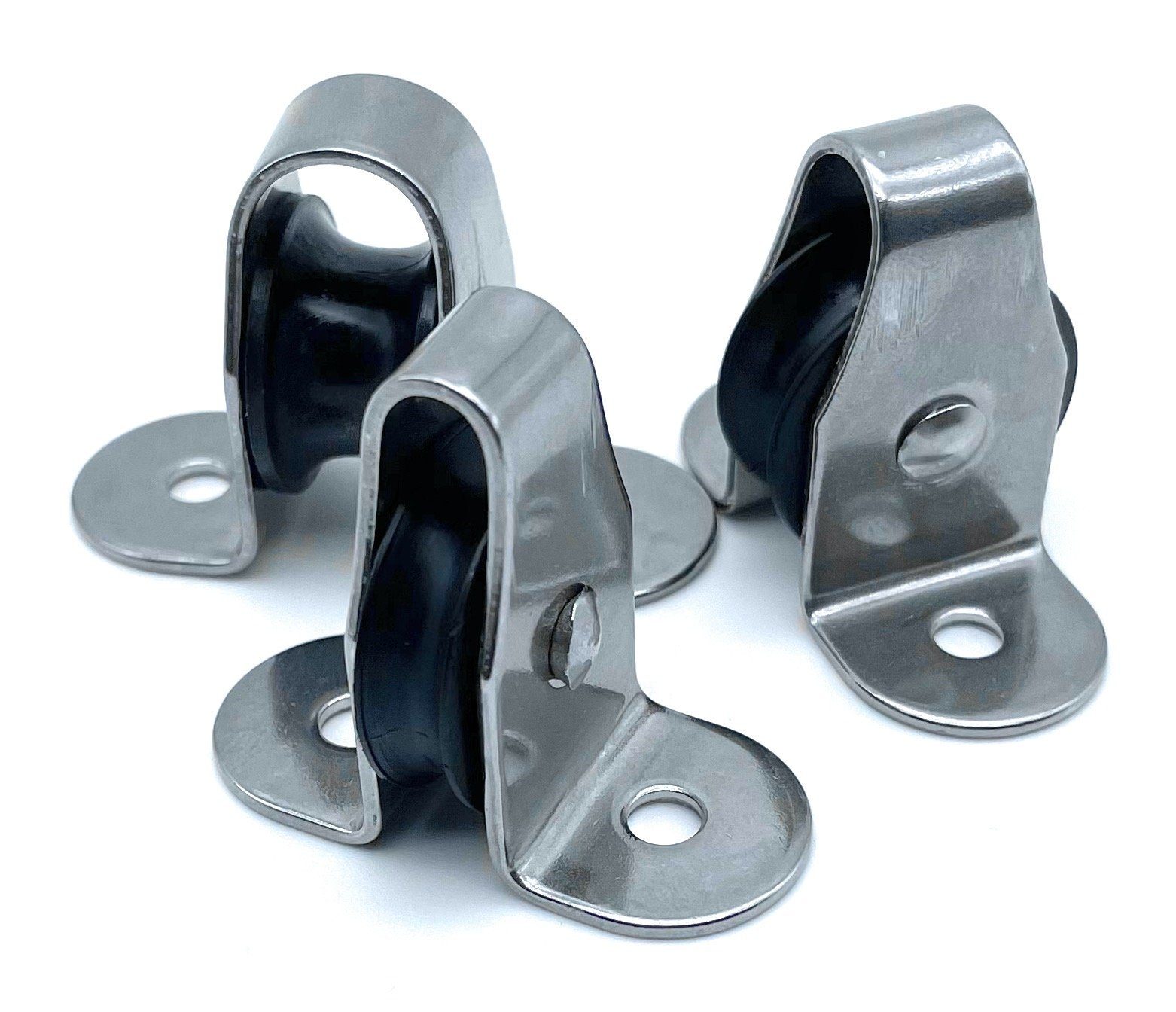 ARBO-INOX® Umlenkrolle Umlenkrolle Stehblock Miniblock aus Edelstahl für 4 - 10 mm Seil, rostfrei