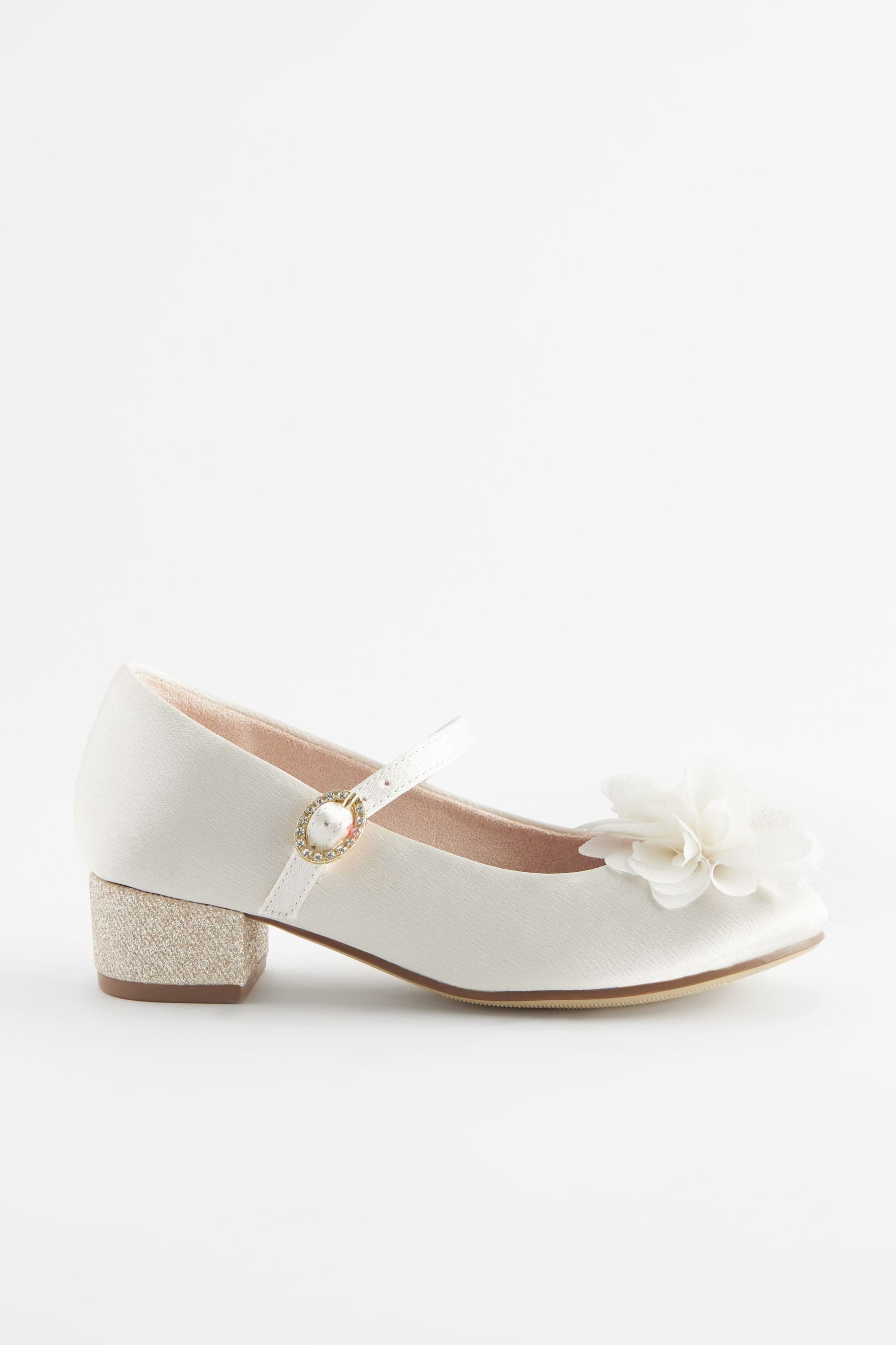 Schuhe für Brautjungfern mit Blumen Pumps