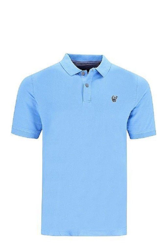 Fresh, Stay Hajo Hochwertiger Poloshirt Sky695 20050 Pikee-Polo, Baumwollmaterialmix, Stretchanteil