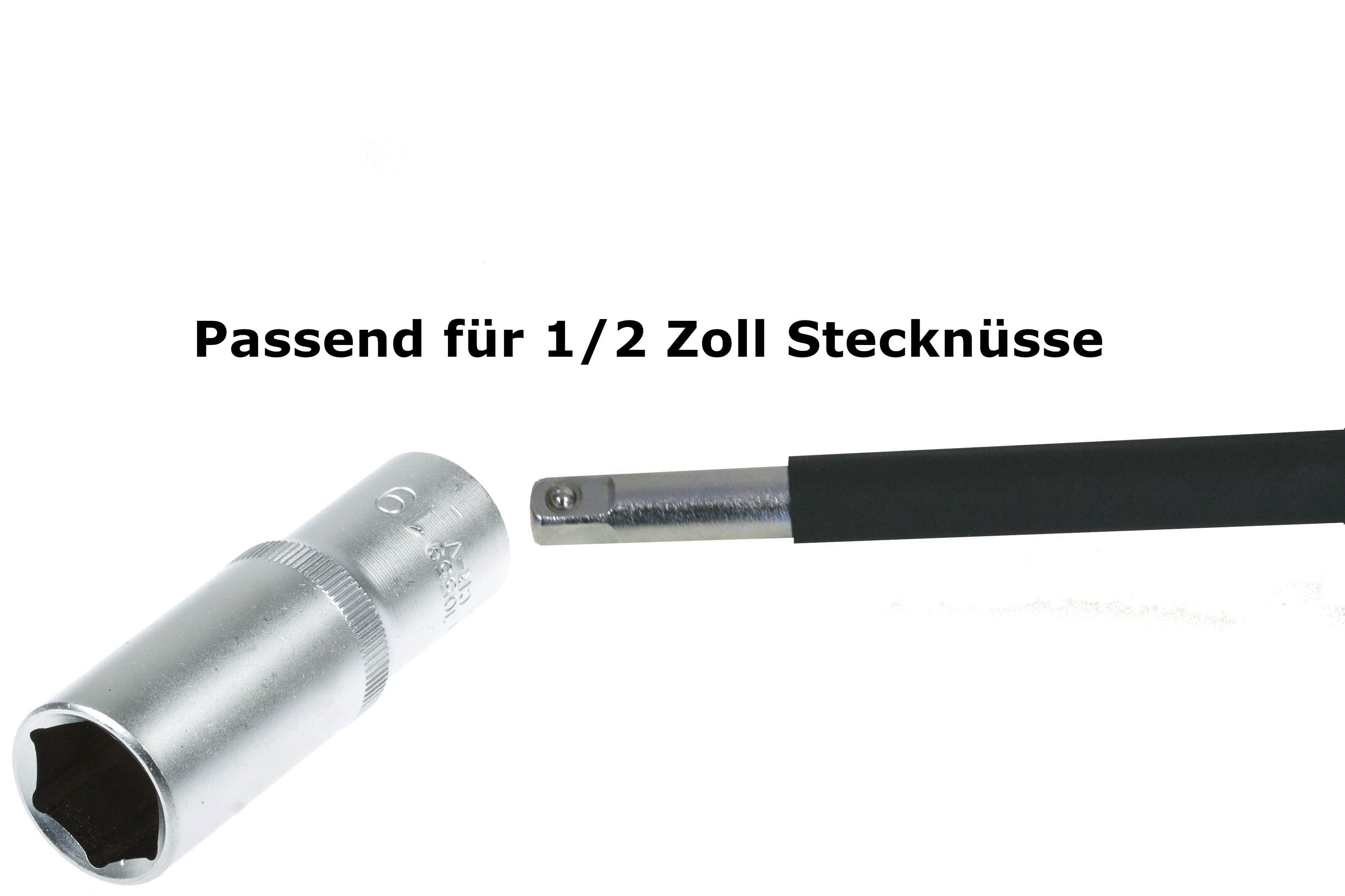 IWH Kreuzschlüssel Profi Kreuzschlüssel gummiert 17 19 21 mm, CE geprüft