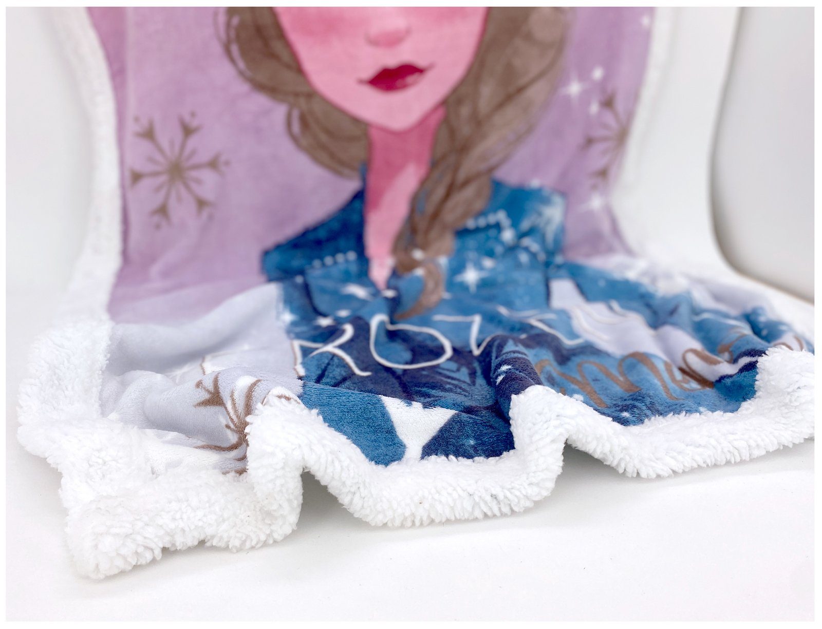 Kinderdecke heimtexland ® Disney Frozen Kuscheldecke super weiche Sherpa Pl günstig online kaufen