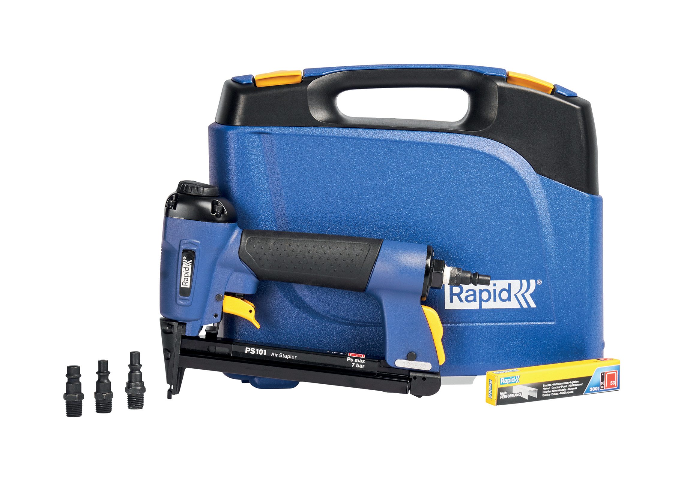 Rapid Druckluft-Tacker PS101 Drucklufttacker Profi für Stoffe & Holz Leicht Kompakt 5000051