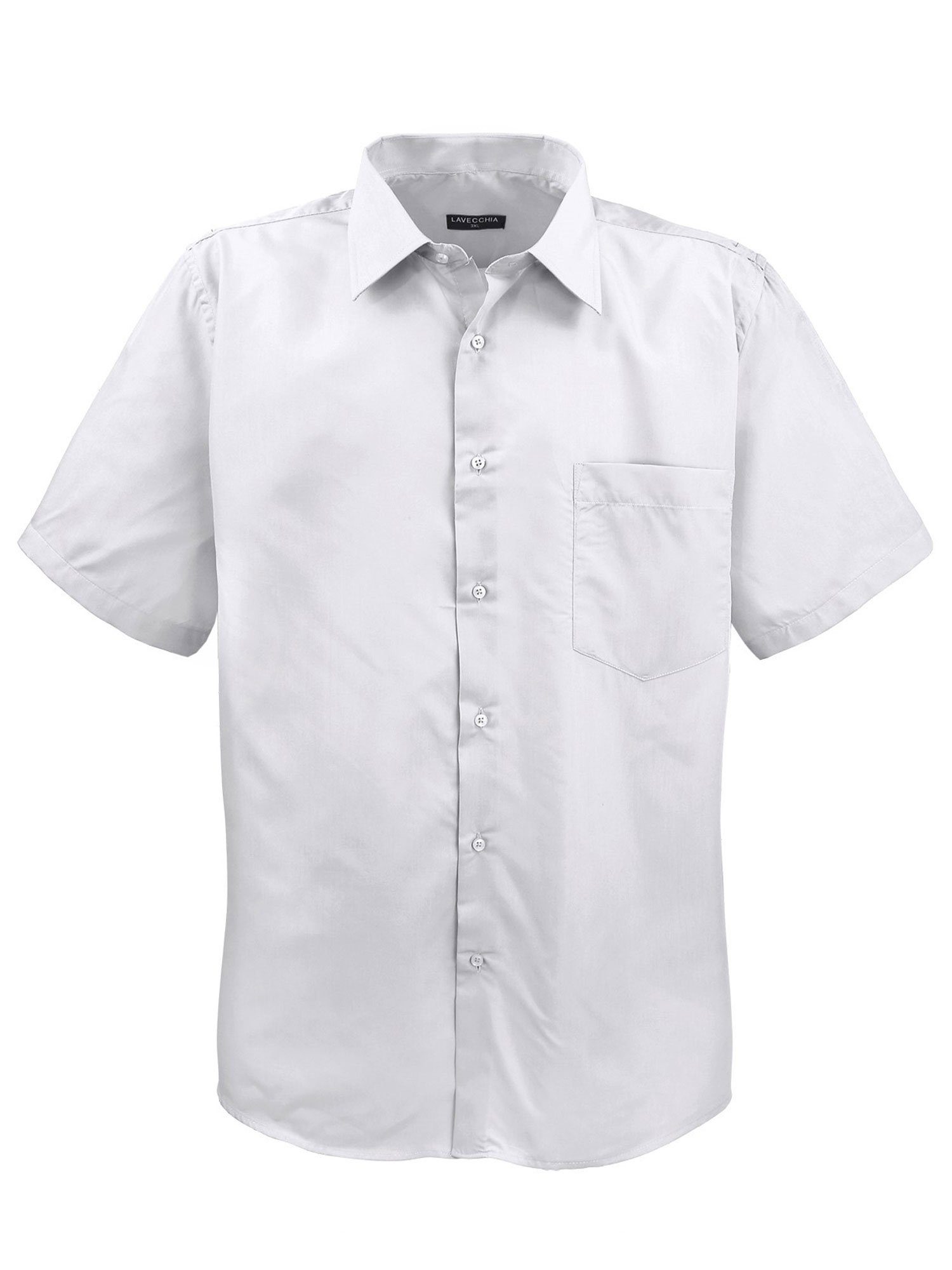 Lavecchia Kurzarmhemd Übergrößen Herren Hemd Hka-14 Basic Herrenhemd