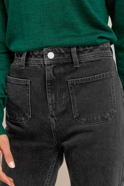 Next Push-up-Jeans Ausgestellte Jeans mit Vordertasche (1-tlg)
