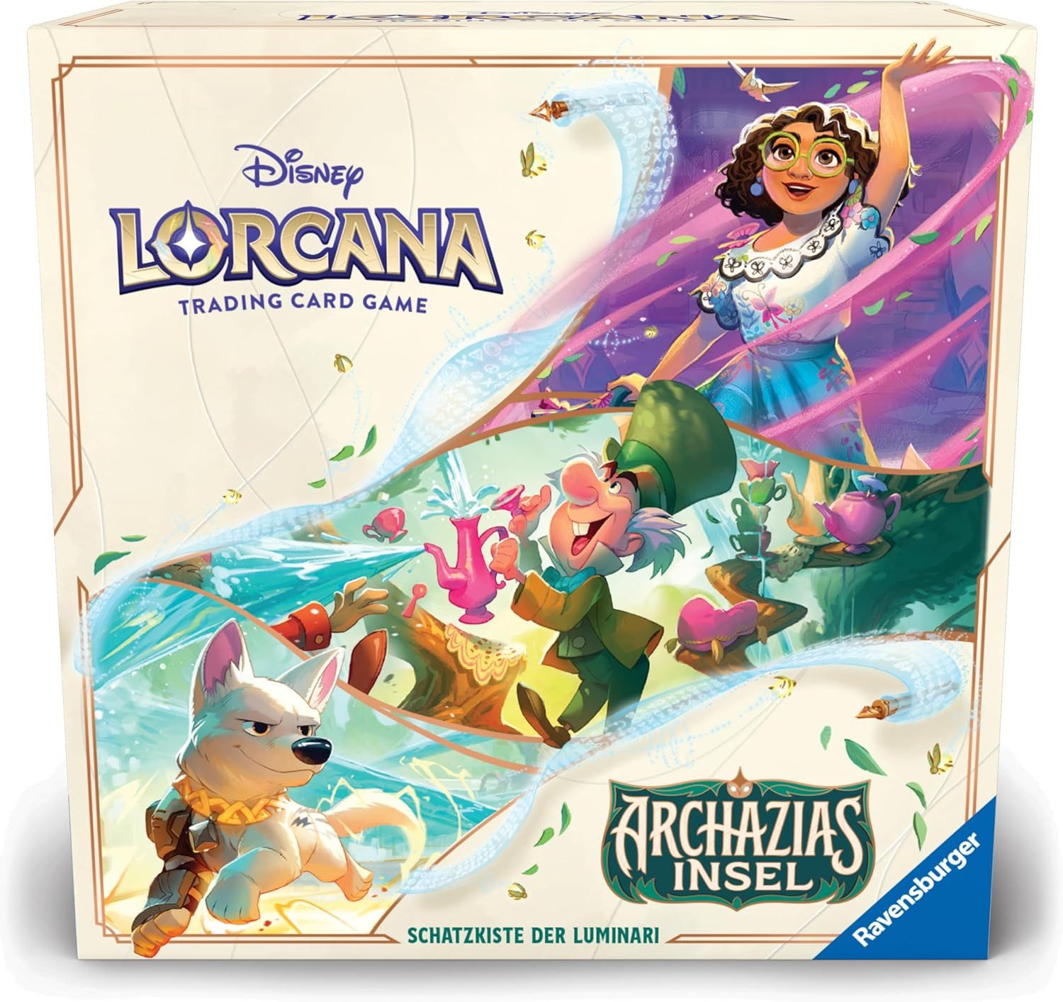 Ravensburger Spiel Disney Lorcana Schatzkiste der Luminari, 8 Booster DE