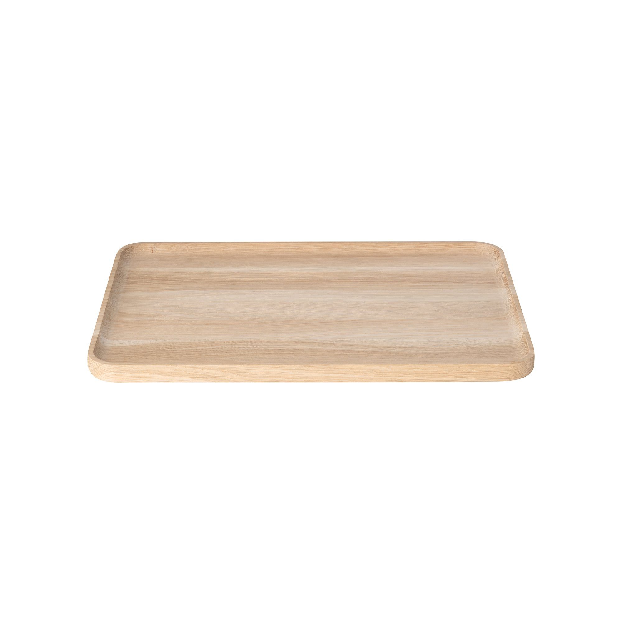 blomus Servierplatte -OKU- Holztablett aus Eiche, Design-Tablett im modernen Stil, Eiche, zertifiziertes Eichenholz, Zeitloses Design, vielfältige Anwendung