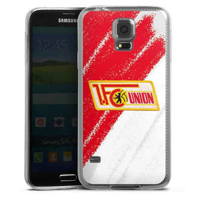 DeinDesign Handyhülle Offizielles Lizenzprodukt 1. FC Union Berlin Logo, Samsung Galaxy S5 Slim Case Silikon Hülle Ultra Dünn Schutzhülle
