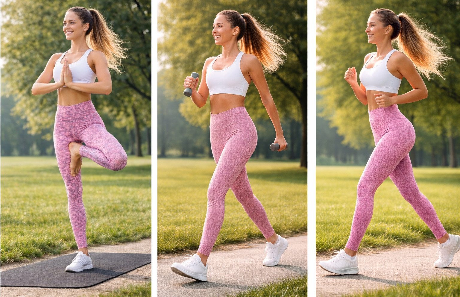 Antonio Funktionsleggings Gym Sport Leggings Damen Elastisch & Figurbetont Pink Gr. XXL 23099
