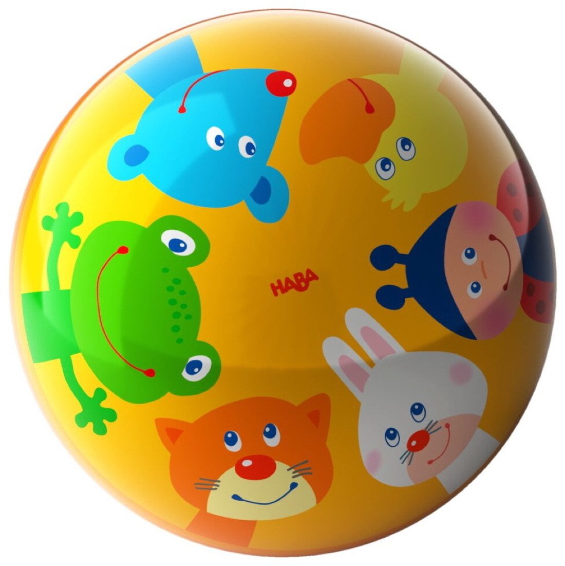 Haba Spielball Kleinkindwelt Ball Ball Tierfreunde 14 cm Ø Spielball 2012753001
