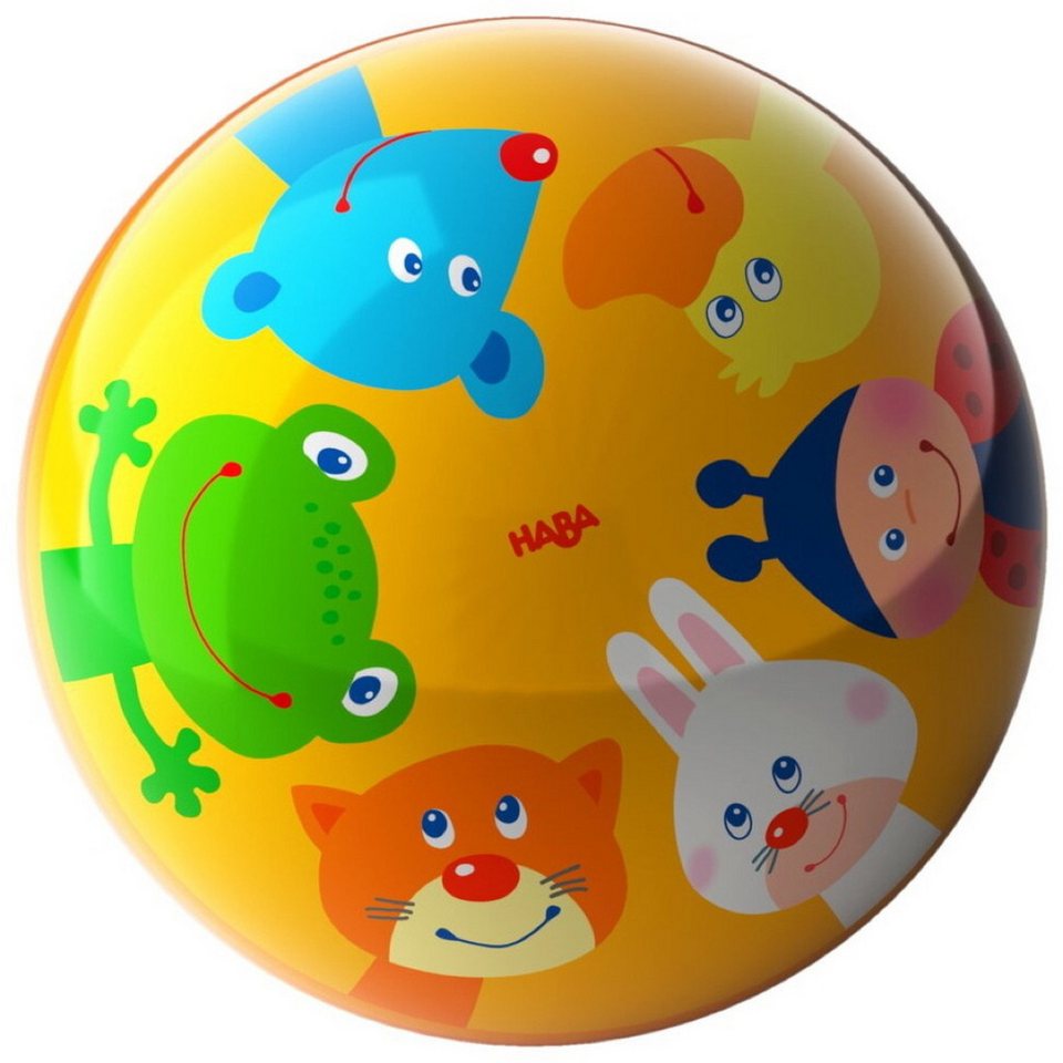 Haba Spielball Kleinkindwelt Ball Ball Tierfreunde 14 cm Ø Spielball 2012753001