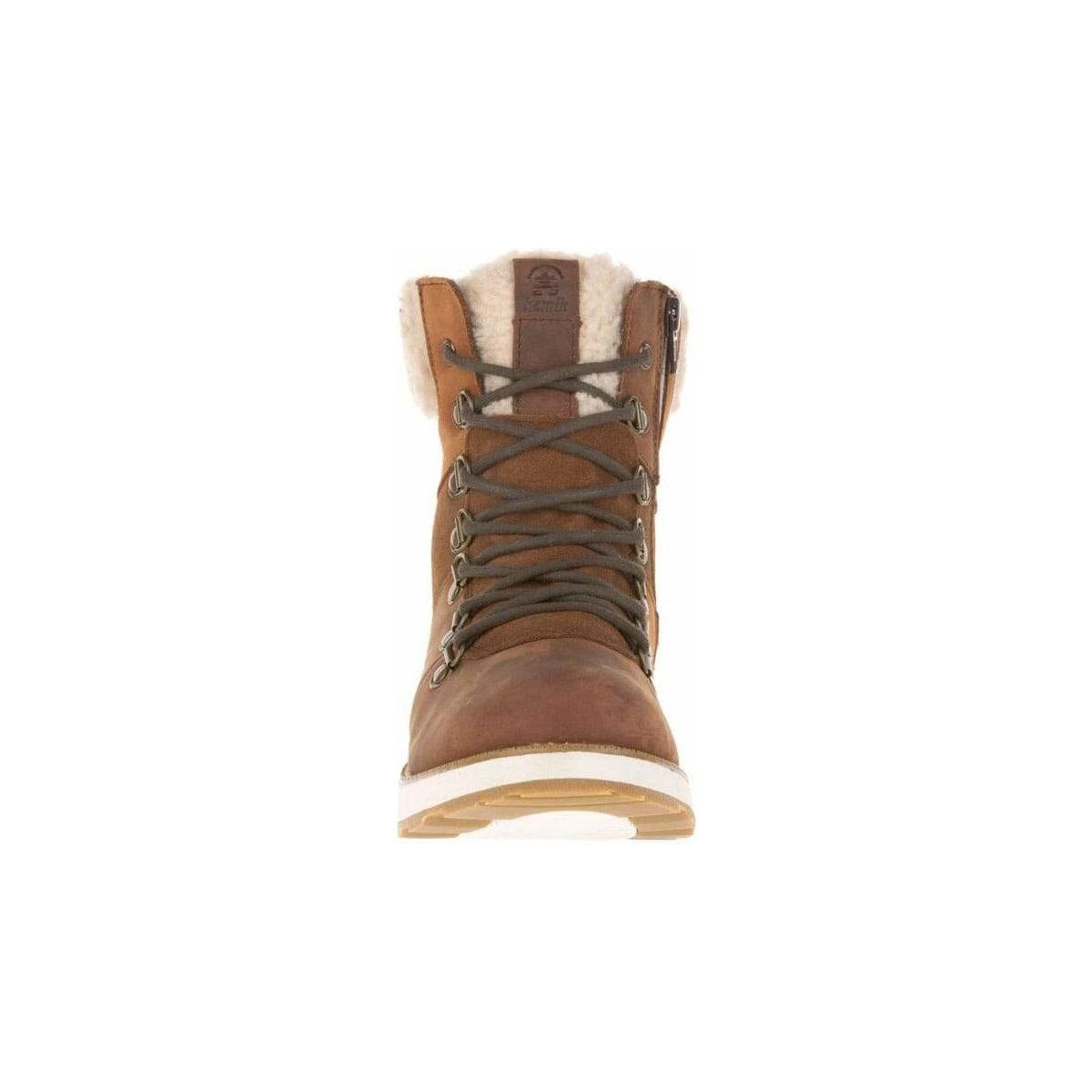 Kamik Arielf Winterstiefel wasserdichter Damen Leder-Wintersschuh, knöchelhoch
