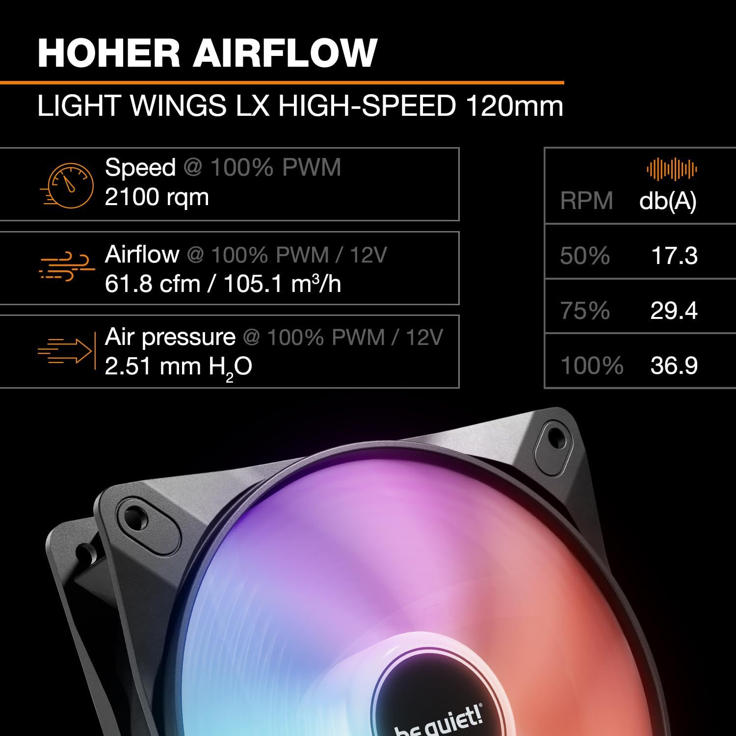 BeQuiet Computer-Kühler Pure Loop LX 360mm, ARGB-Beleuchtungsoptionen, einfache Nachfüllfunktion, leise Pumpe
