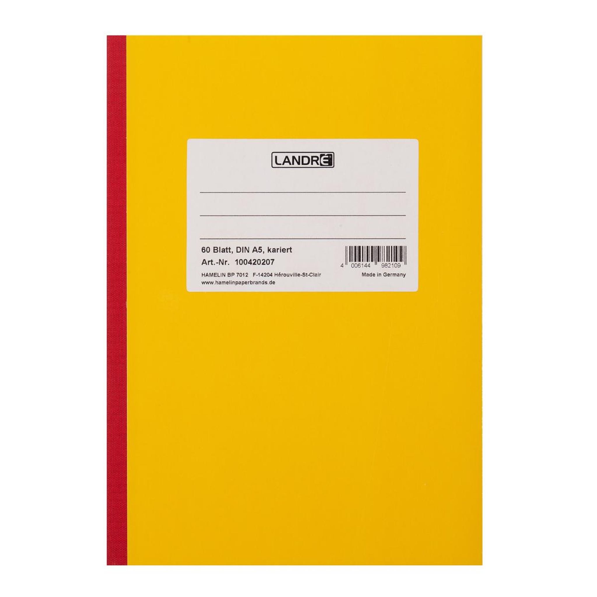 BRUNNEN Notizheft BRUNNEN Diarien A5 - 60 Blatt kariert