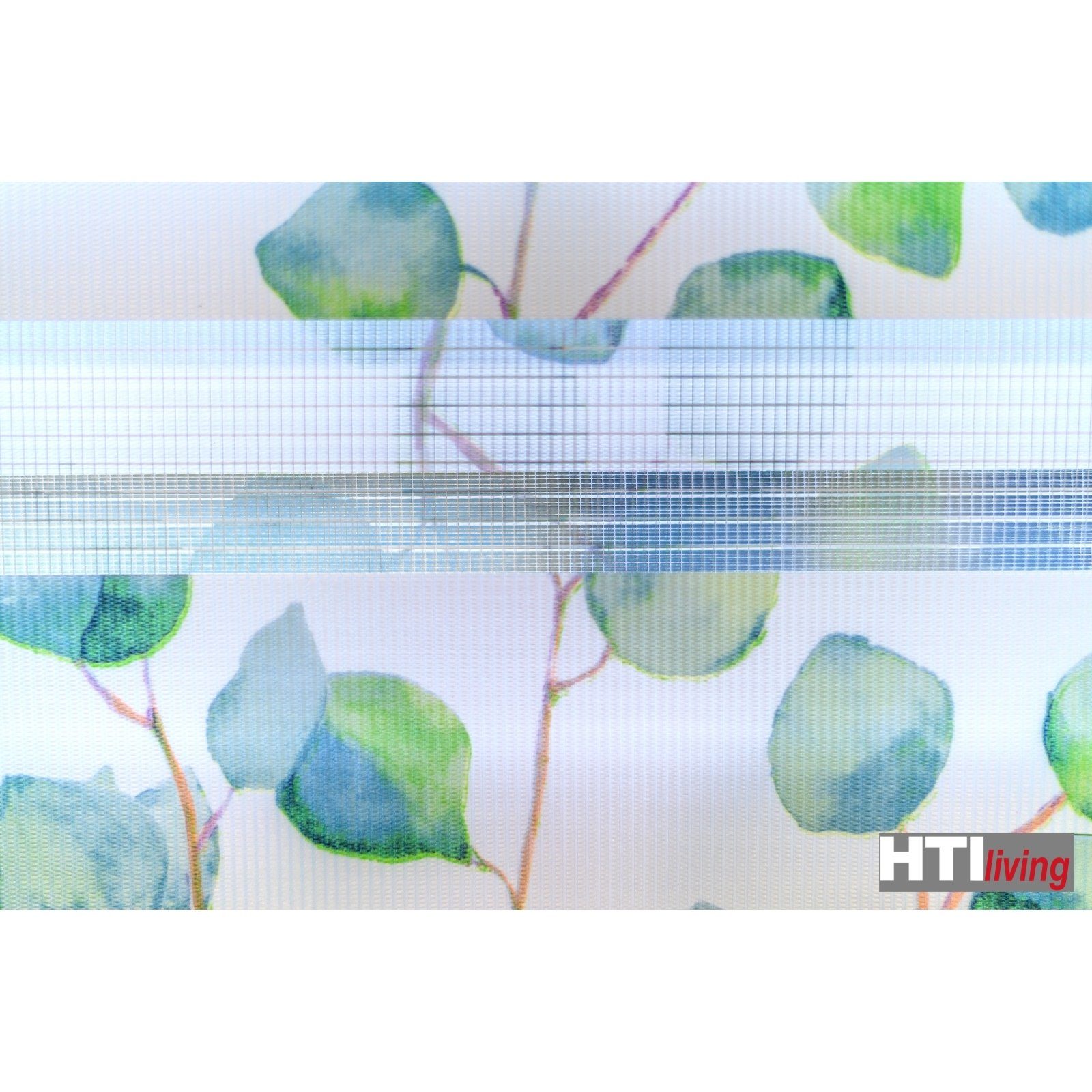 Leaf halbtransparent, Klemmfix ohne 150 60 Doppelrollo HTI-Living, gemustert Bohren, Marisol, Doppelrollo x