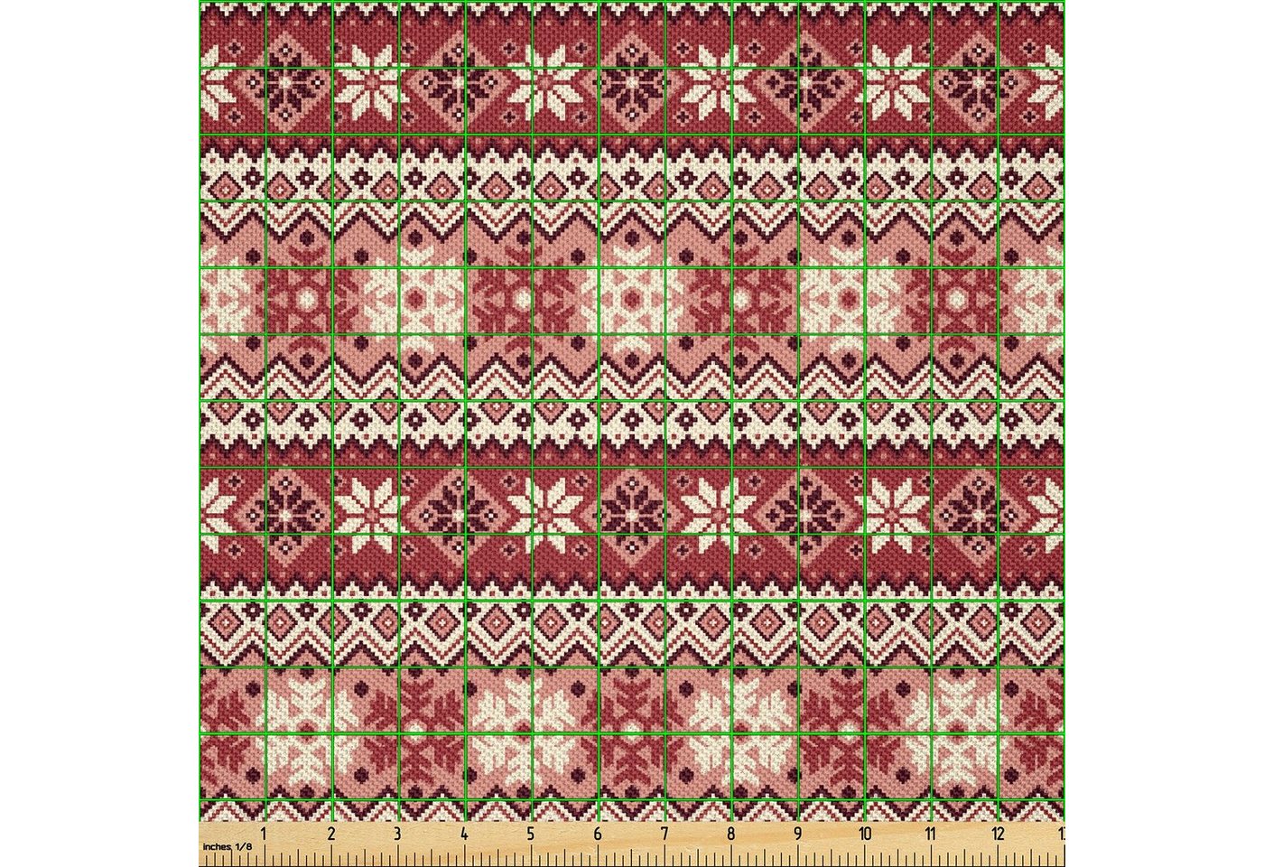 Thumbnail - Abakuhaus Stoff Zum Nähen Toller Stoff für Heimtextilien aller art, nordisch Scandinavian Weihnachten Schnee