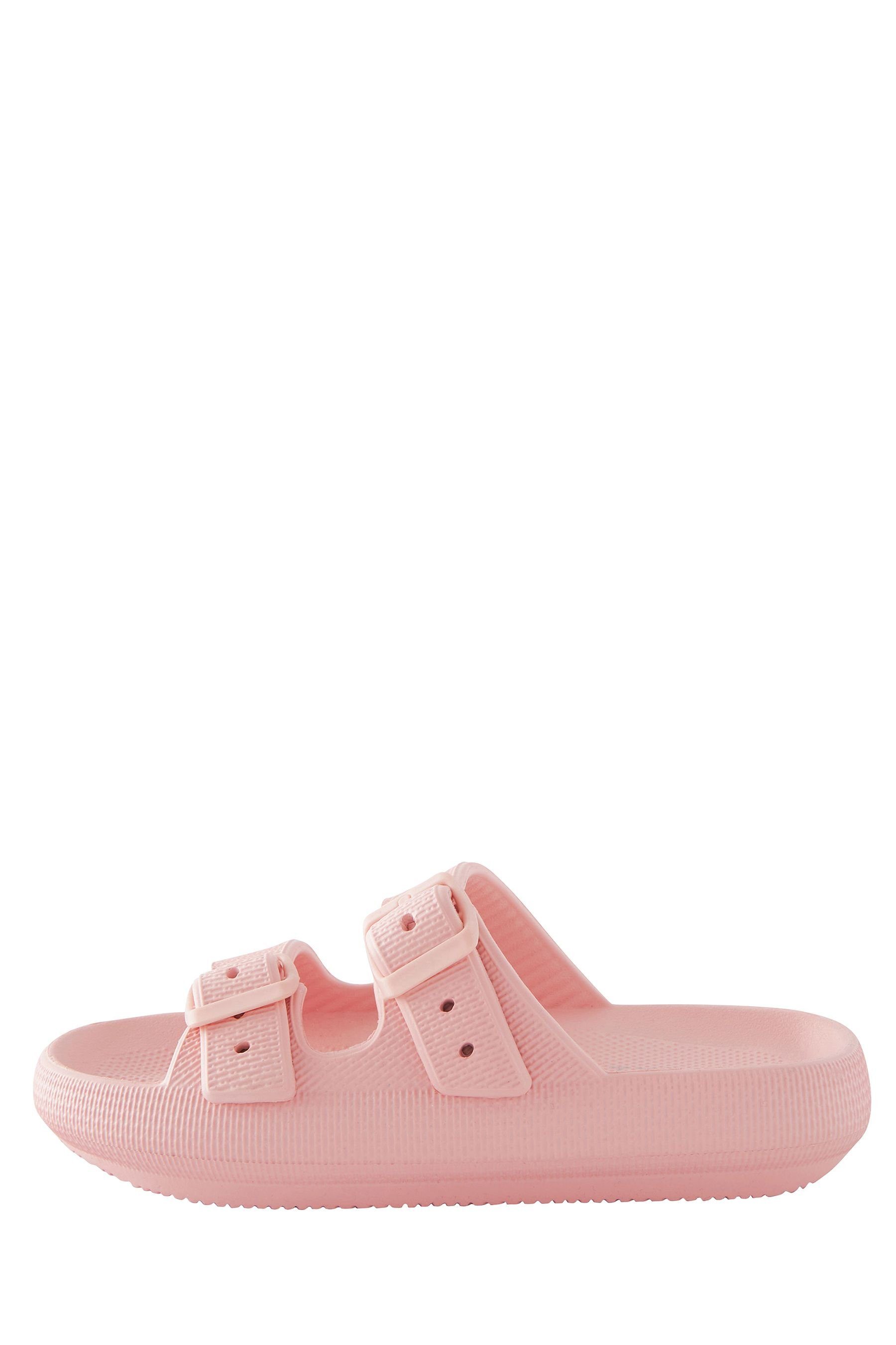 Next Chunky-Sandalen Blush Pink zwei Riemen Sandale mit (1-tlg)