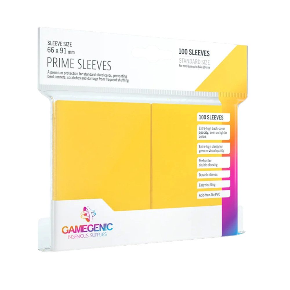 Gamegenic Sammelkarte - Prime Sleeves Standard Size (100) Gelb