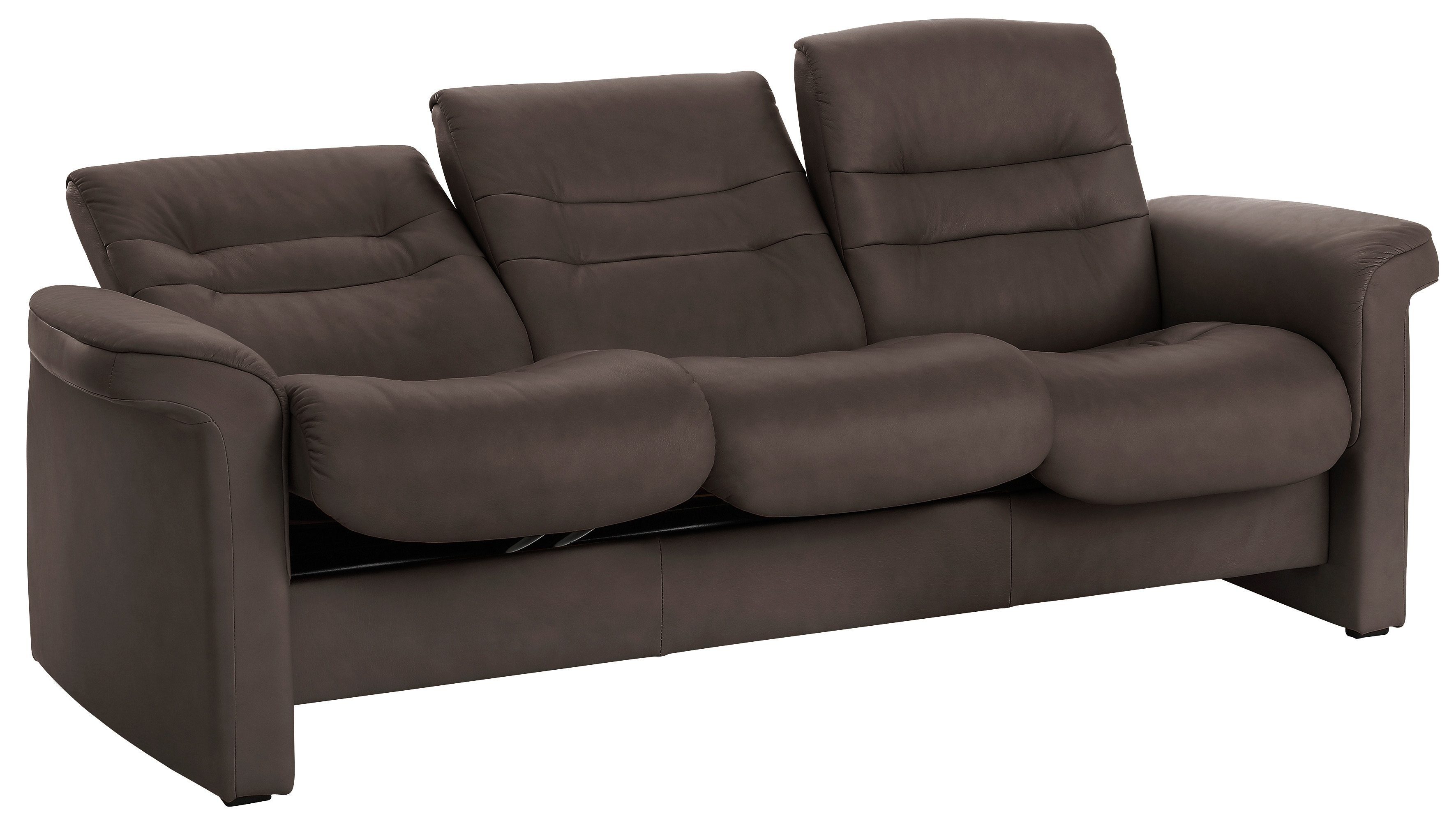 Back, & Stressless® chocolate cm Low Breite Relaxfunktion Rückenverstellung, 3-Sitzer 209 mit PALOMA Sapphire,