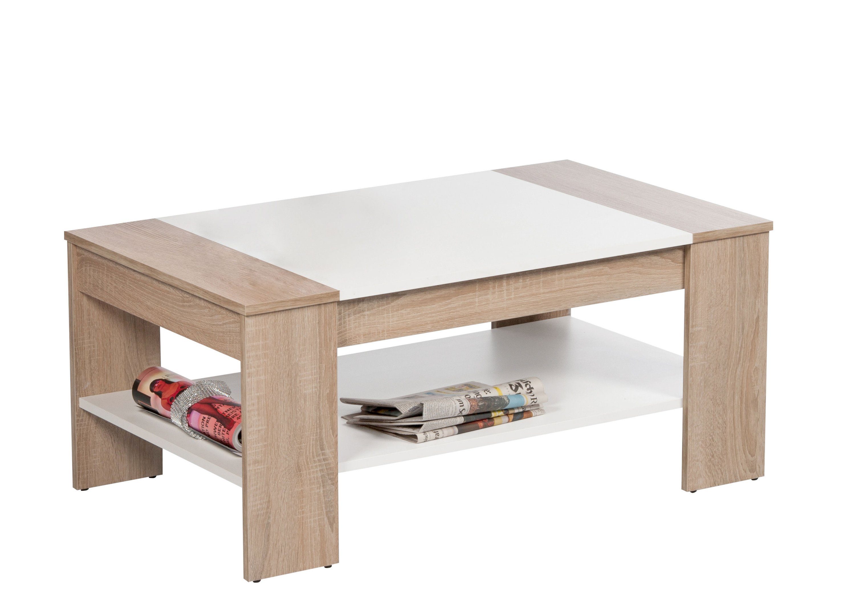 Aileenstore Couchtisch FIN, Sofatisch, Beisteltisch, Breite 100 cm