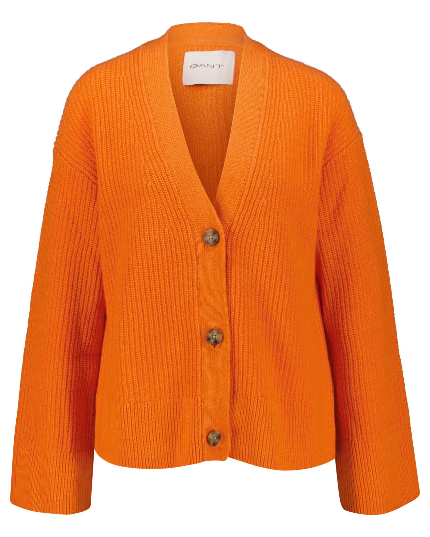 Gant Cardigan Damen Strickjacke (1-tlg) orange (33)
