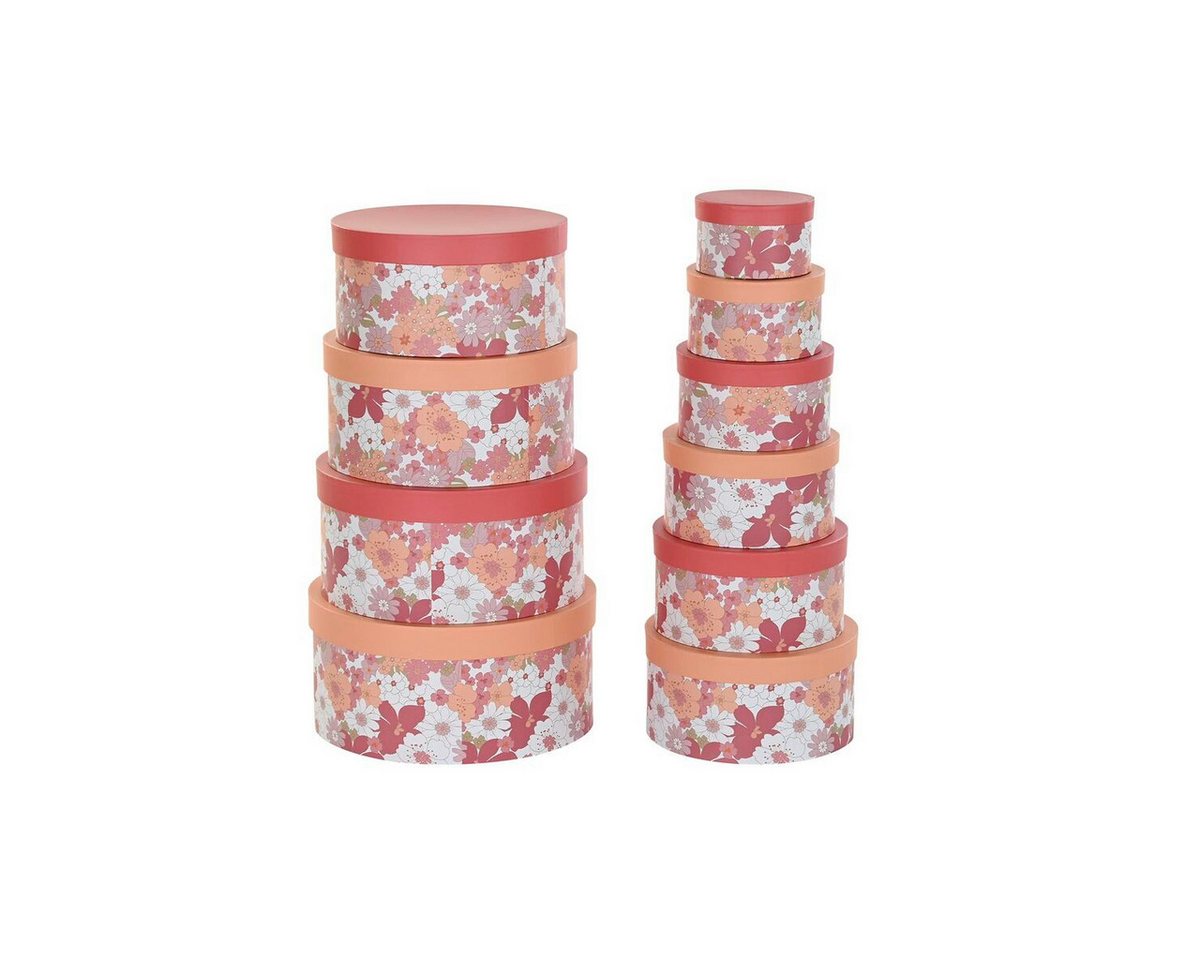 Thumbnail - DKD Home Decor Aufbewahrungsbox Dkd home decor Satz stapelbarer Organizerboxen DKD Home Decor Blomster