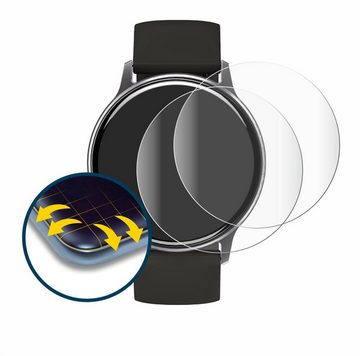 BROTECT Full-Screen Schutzfolie für Umidigi Uwatch 2S, Displayschutzfolie, 2 Stück, 3D Curved klar