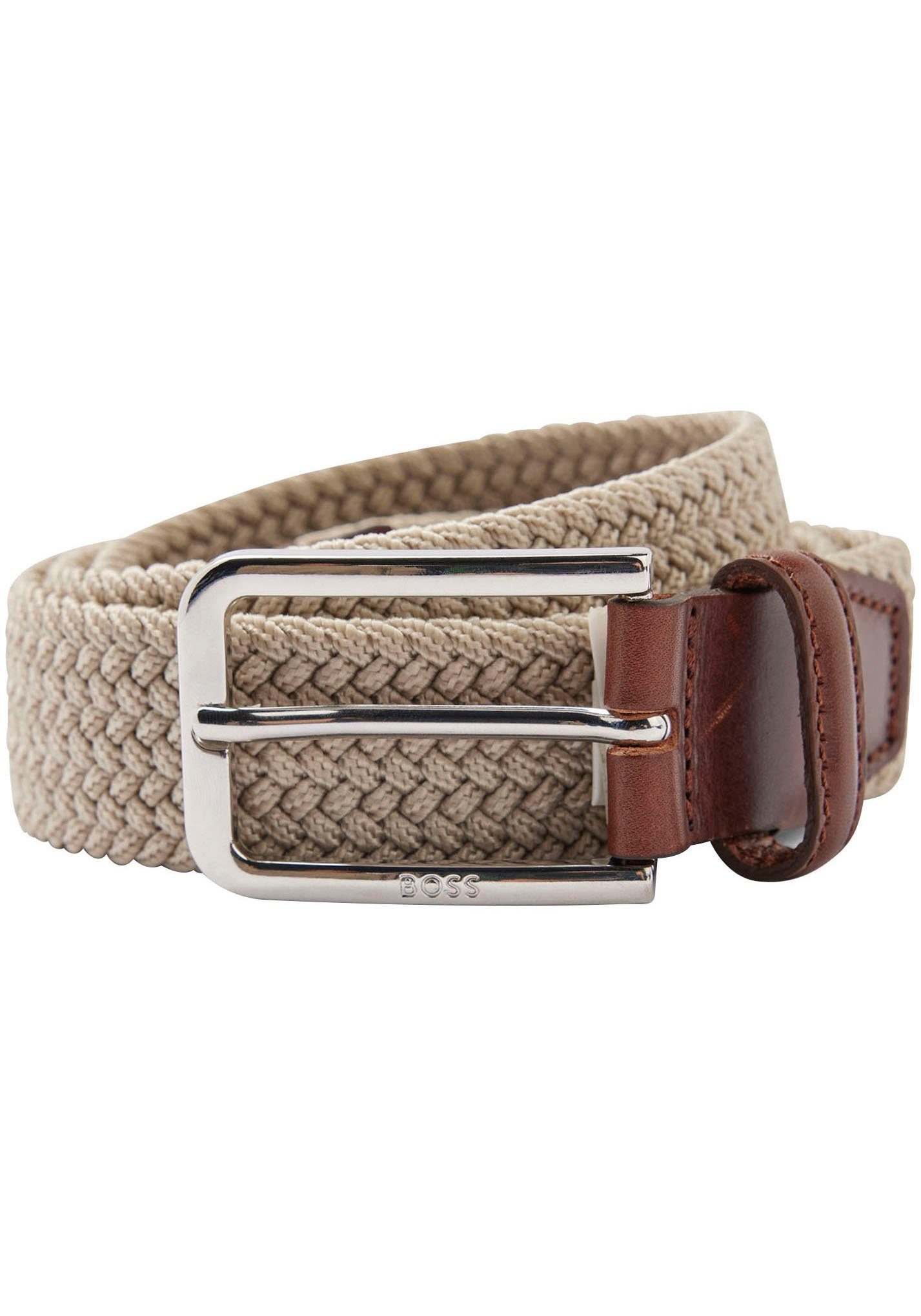BOSS Flechtgürtel Clorio mit BOSS Logo-Schriftzug günstig online kaufen