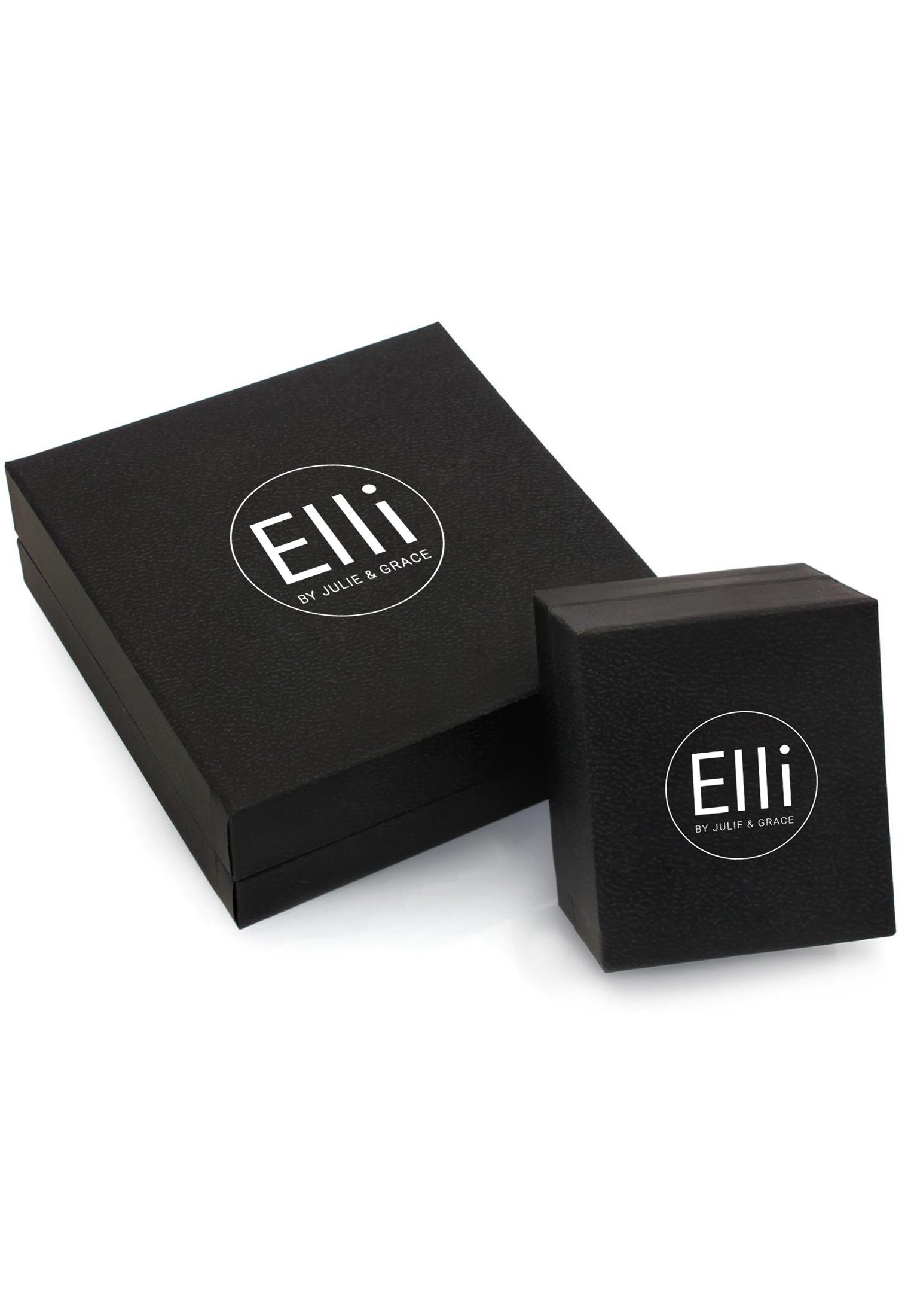 Damen Schmuck Elli Premium Diamantring Geo Microsetting Diamant (0.125 ct) 585 Gelbgold, Edelstein Ring