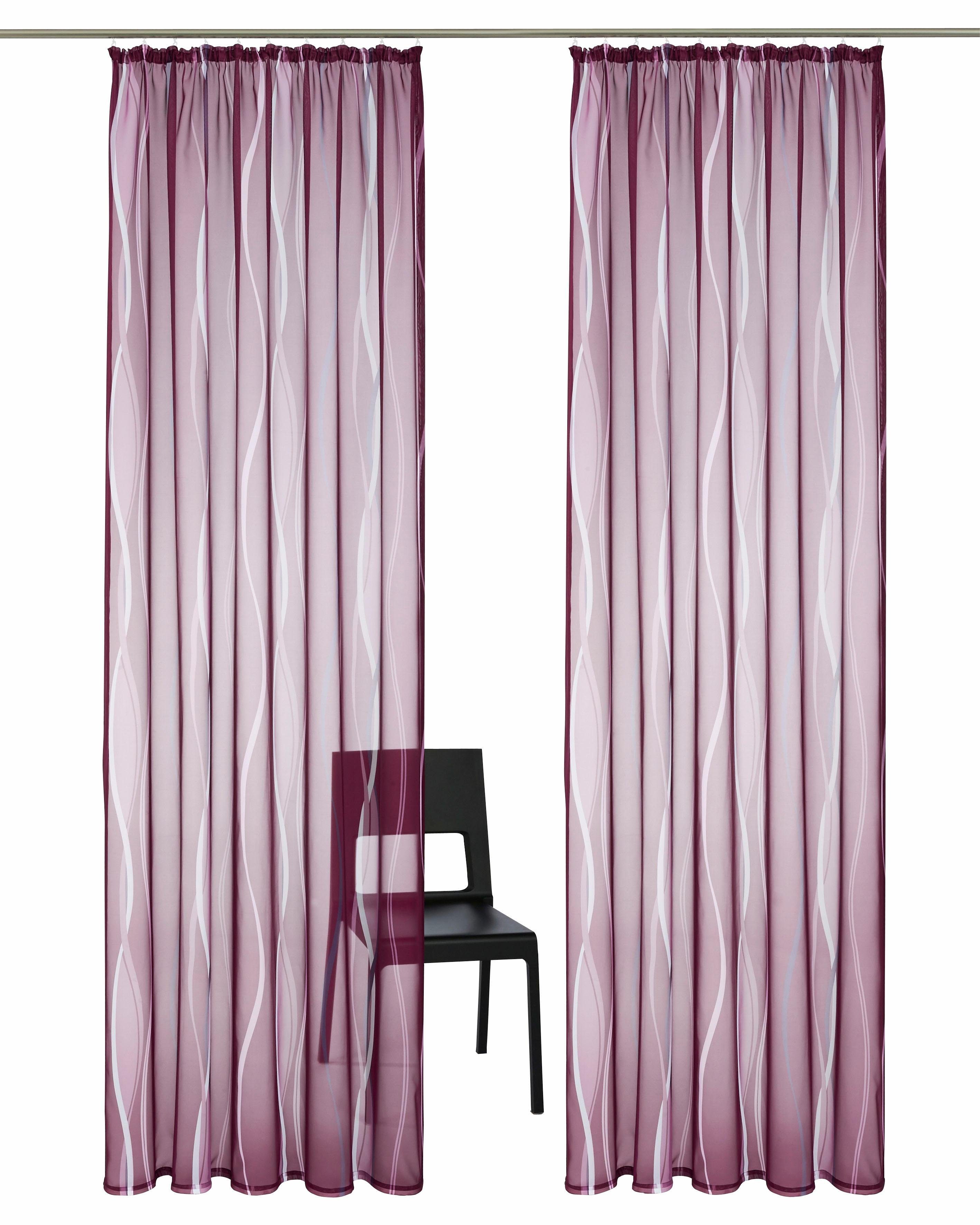 my home Gardine Dimona, Kräuselband (2 günstig online kaufen