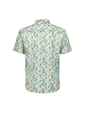 NO EXCESS Kurzarmhemd - Leinenhemd - Leinenshirt Short Sleeve Allover Printed