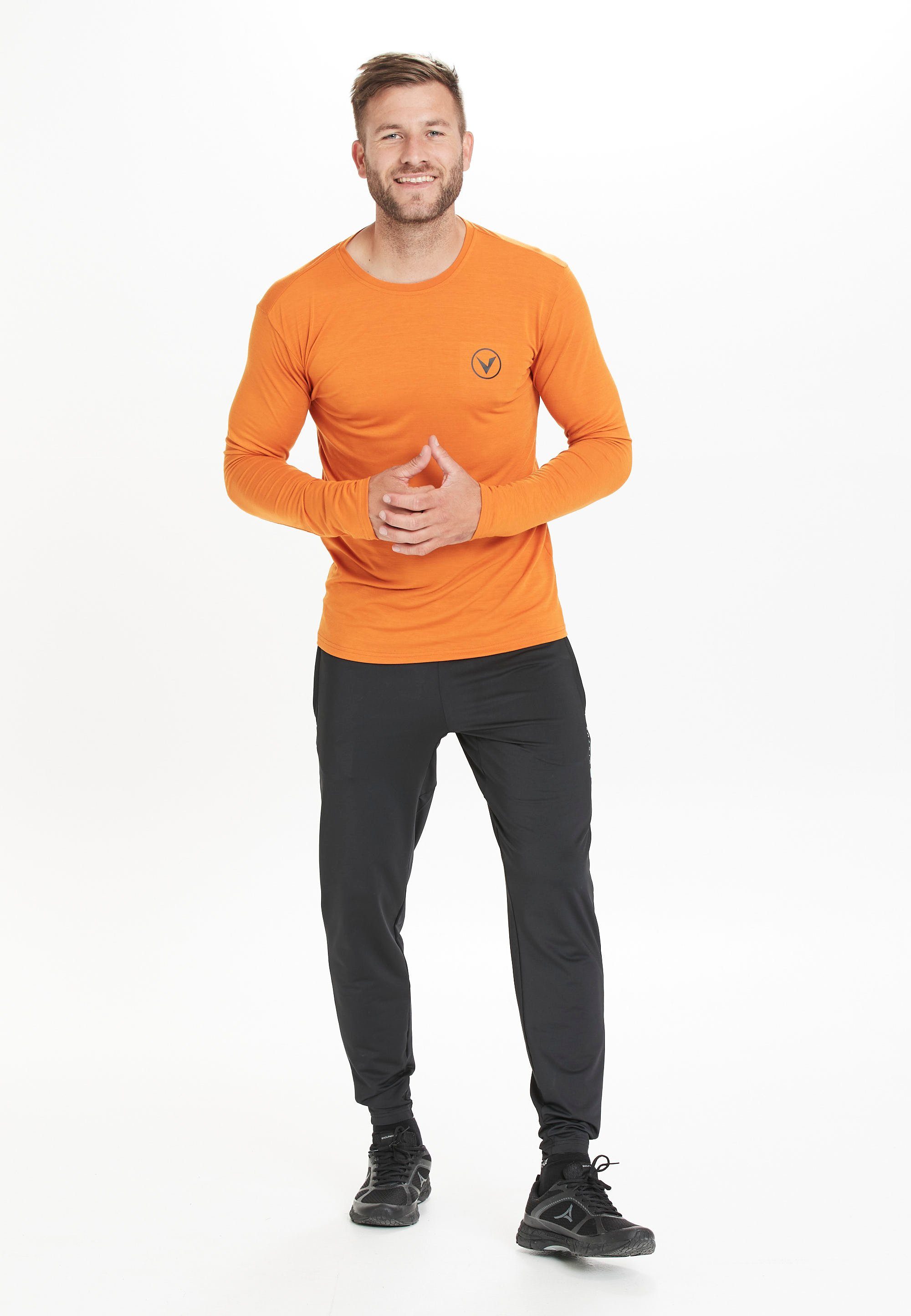 Quick (1-tlg) M JOKERS mit innovativer L/S Langarmshirt Dry-Technologie orange Virtus