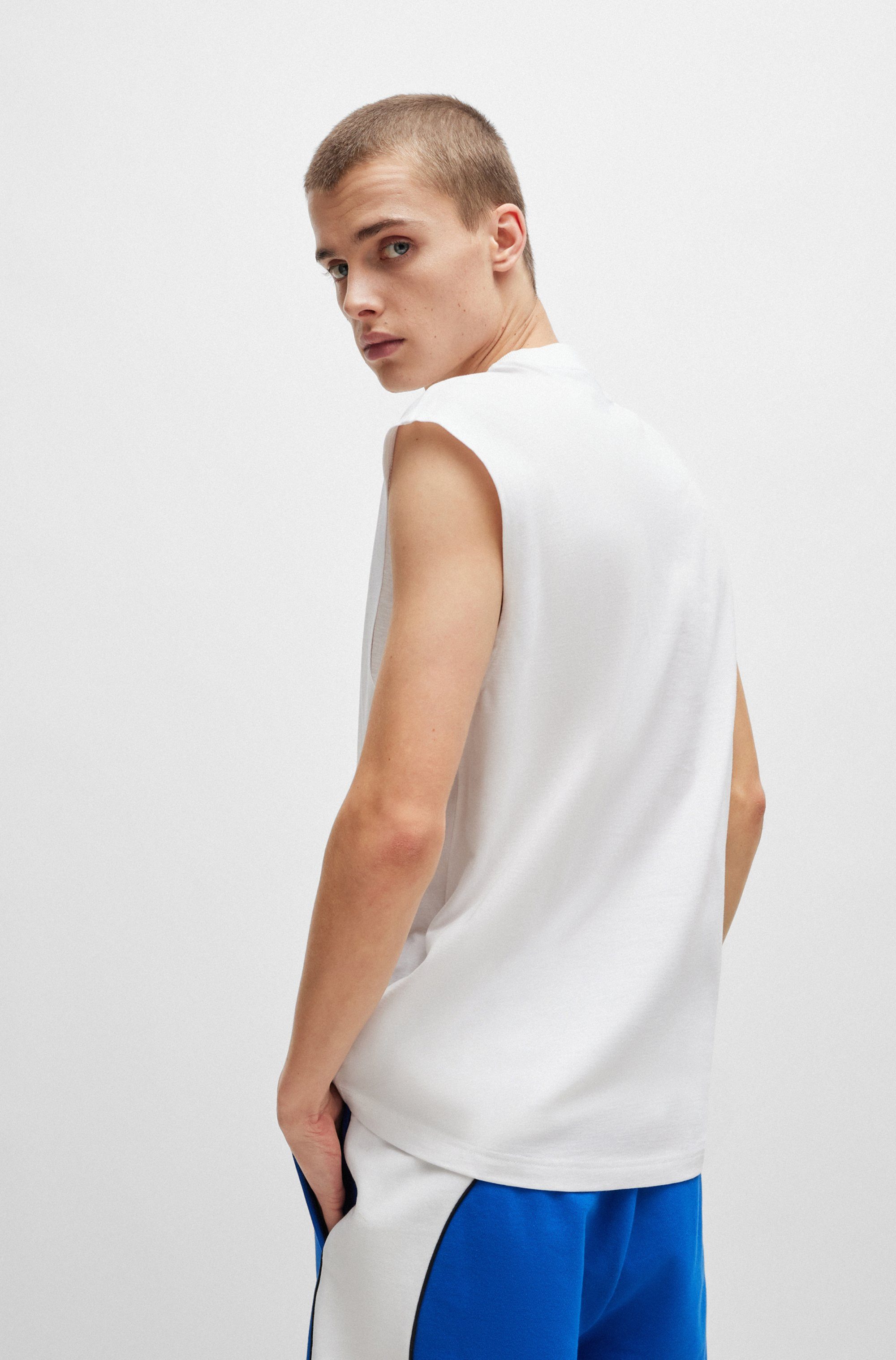 HUGO Blue T-Shirt Navertz mit Hugo-Label günstig online kaufen