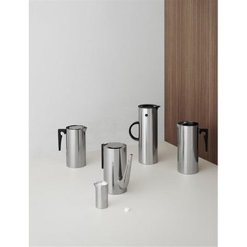 Stelton Kaffeebereiter Arne Jacobsen, 1l Kaffeekanne, aus Edelstahl, Pressfilterkanne