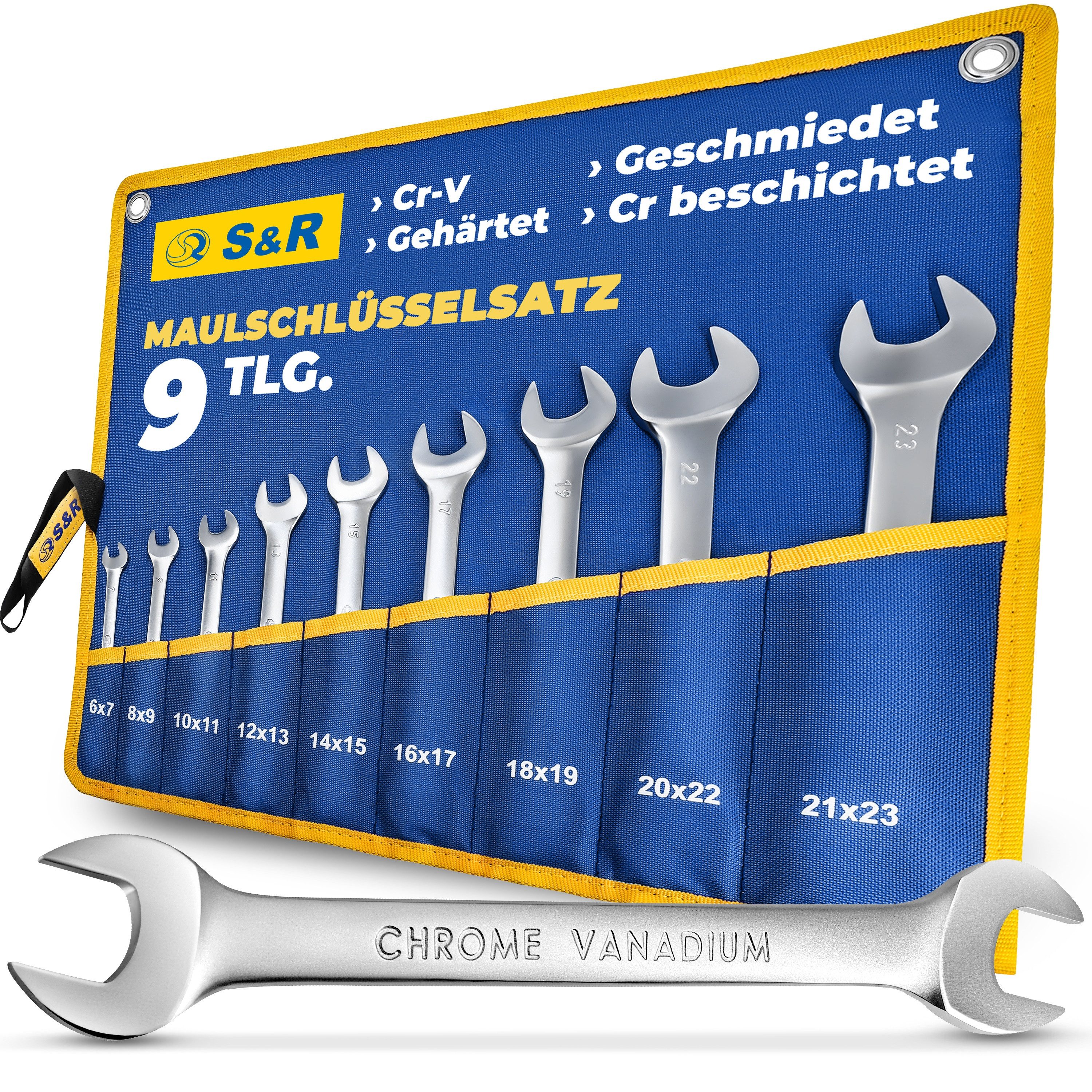 S&R Gabel- und Ringschlüssel Doppel-Maulschlüssel Satz günstig online kaufen
