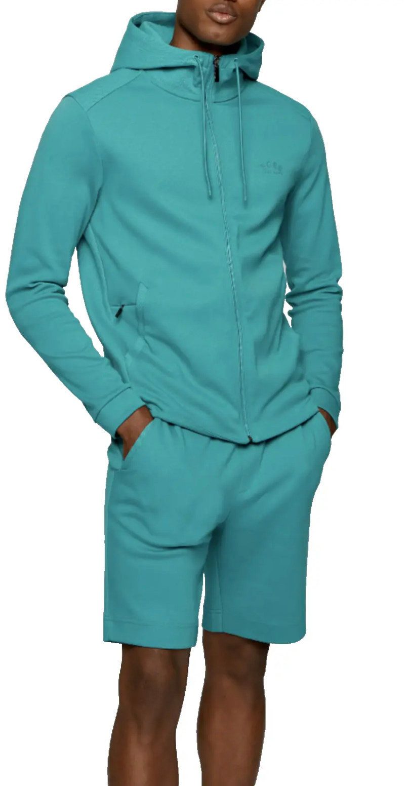 BOSS Kapuzensweatjacke Herren Saggy Circle Jacke günstig online kaufen