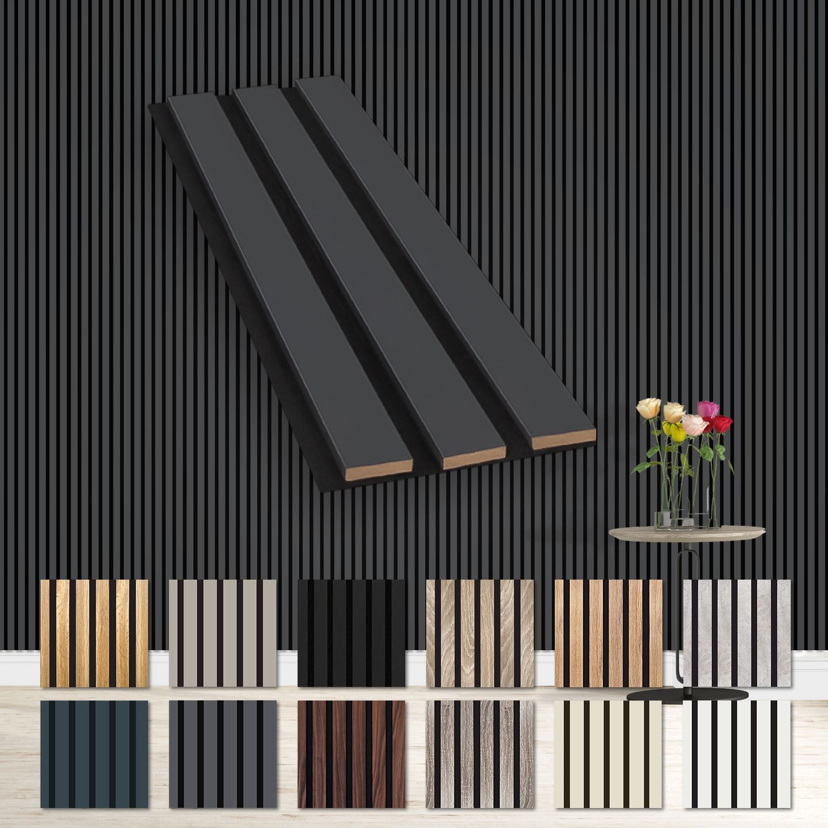 Hexim Wanddekoobjekt Black Lead (Akustikpaneele Musterstück günstig online kaufen