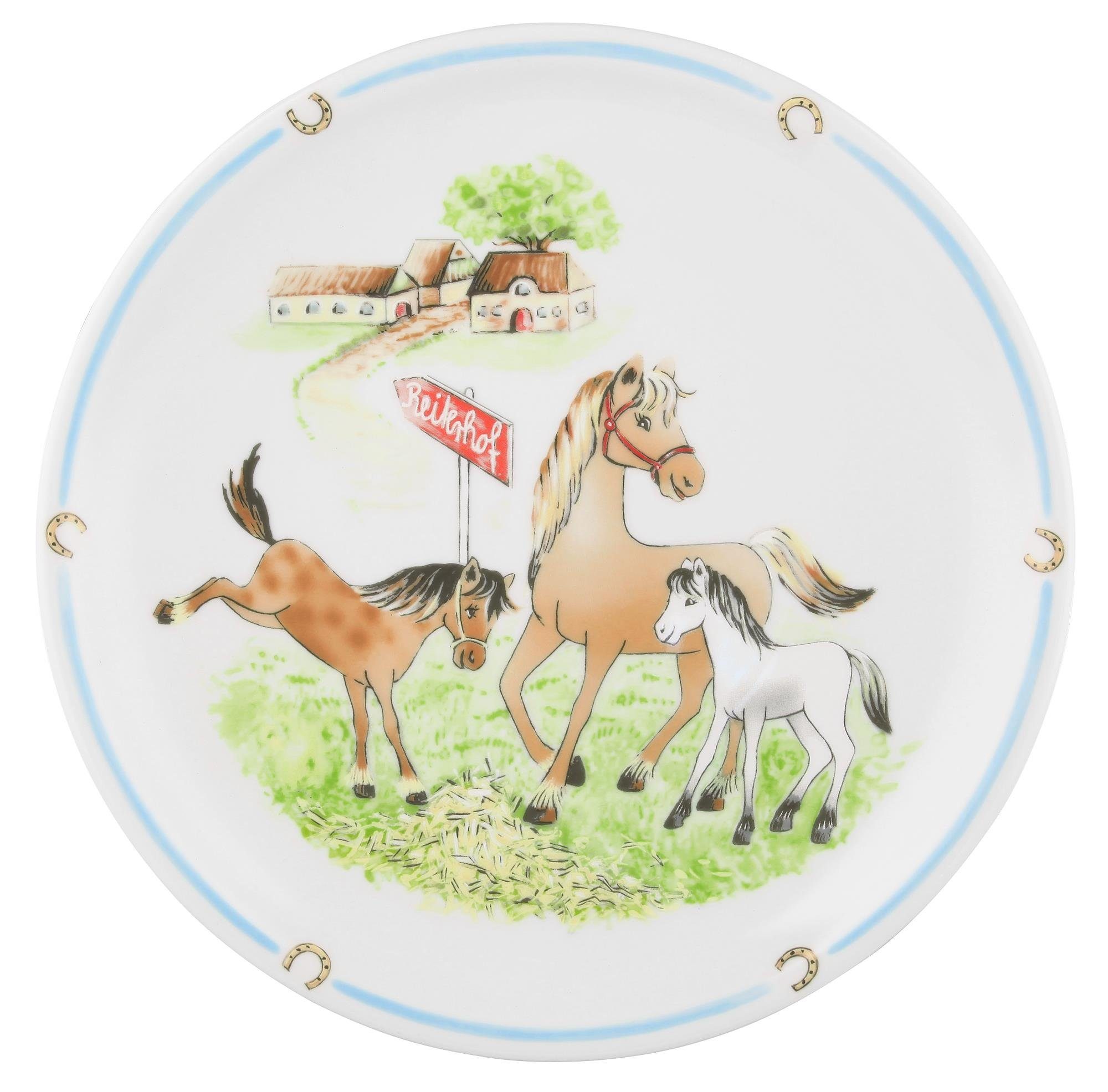 Seltmann Weiden Geschirr-Set Speiseteller 25 cm Fahne Compact Mein Pony 24778 von Seltmann Weiden, Porzellan