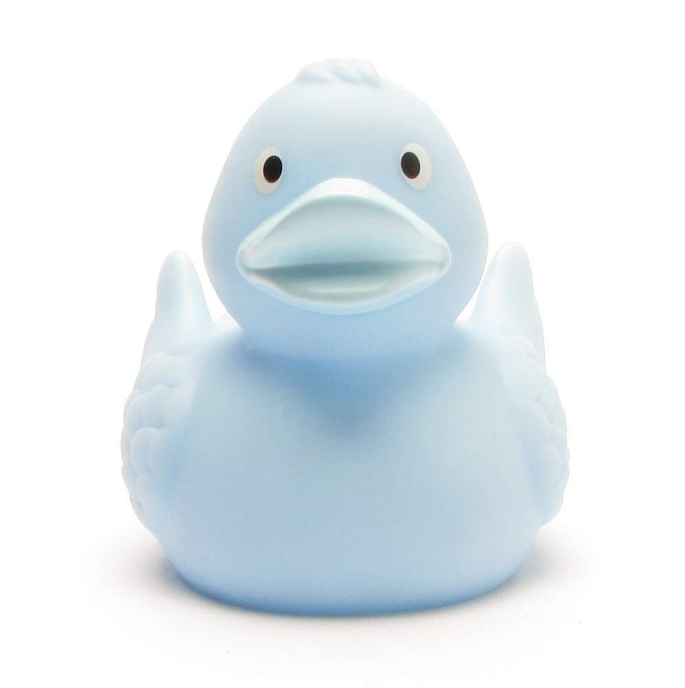 Badeente Quietscheente pastell-blau Lilly - Schnabels Badespielzeug -