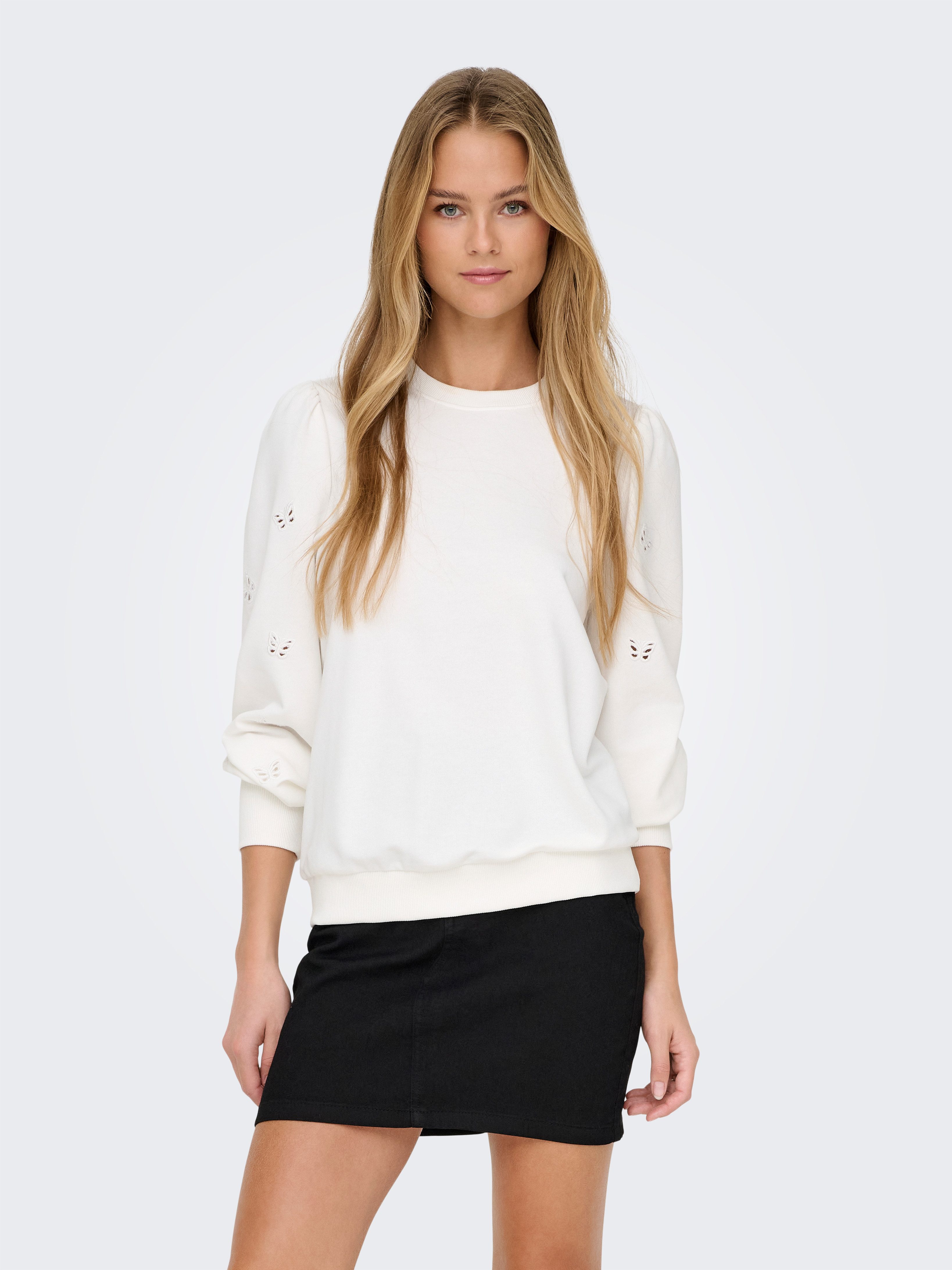 ONLY Sweatshirt ONLFEMME L/S PUFF EMBROIDERY günstig online kaufen