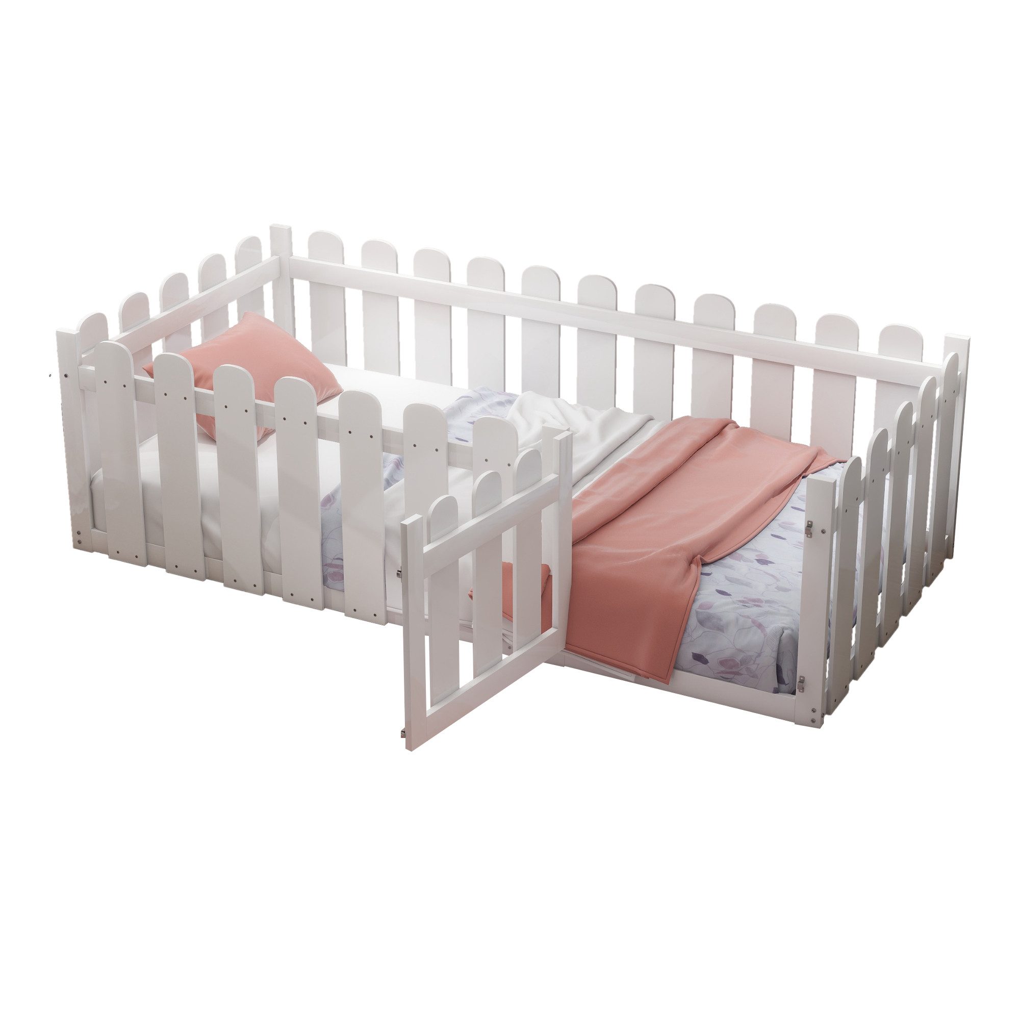 HAUSS SPOLE Kinderbett 90x200cm Holzbettgestell mit günstig online kaufen