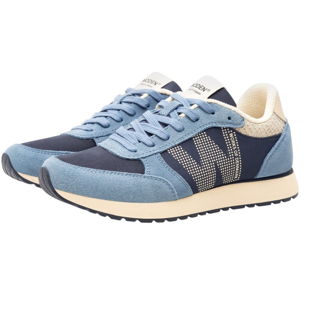 WODEN Ronja (Leder/Textil) denimblau Damen Sneaker