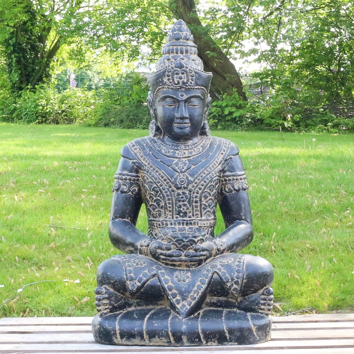 Oriental Galerie Dekofigur Sitzender Buddha Garten günstig online kaufen