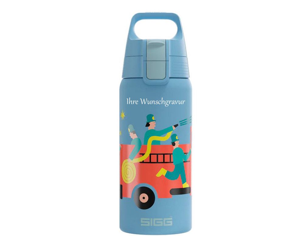 Sigg Isolierflasche Thermo Kinder-Trinkflasche Shield Therm ONE Kids 0.5 Liter, mit Ihrer persönlichen Wunschgravur